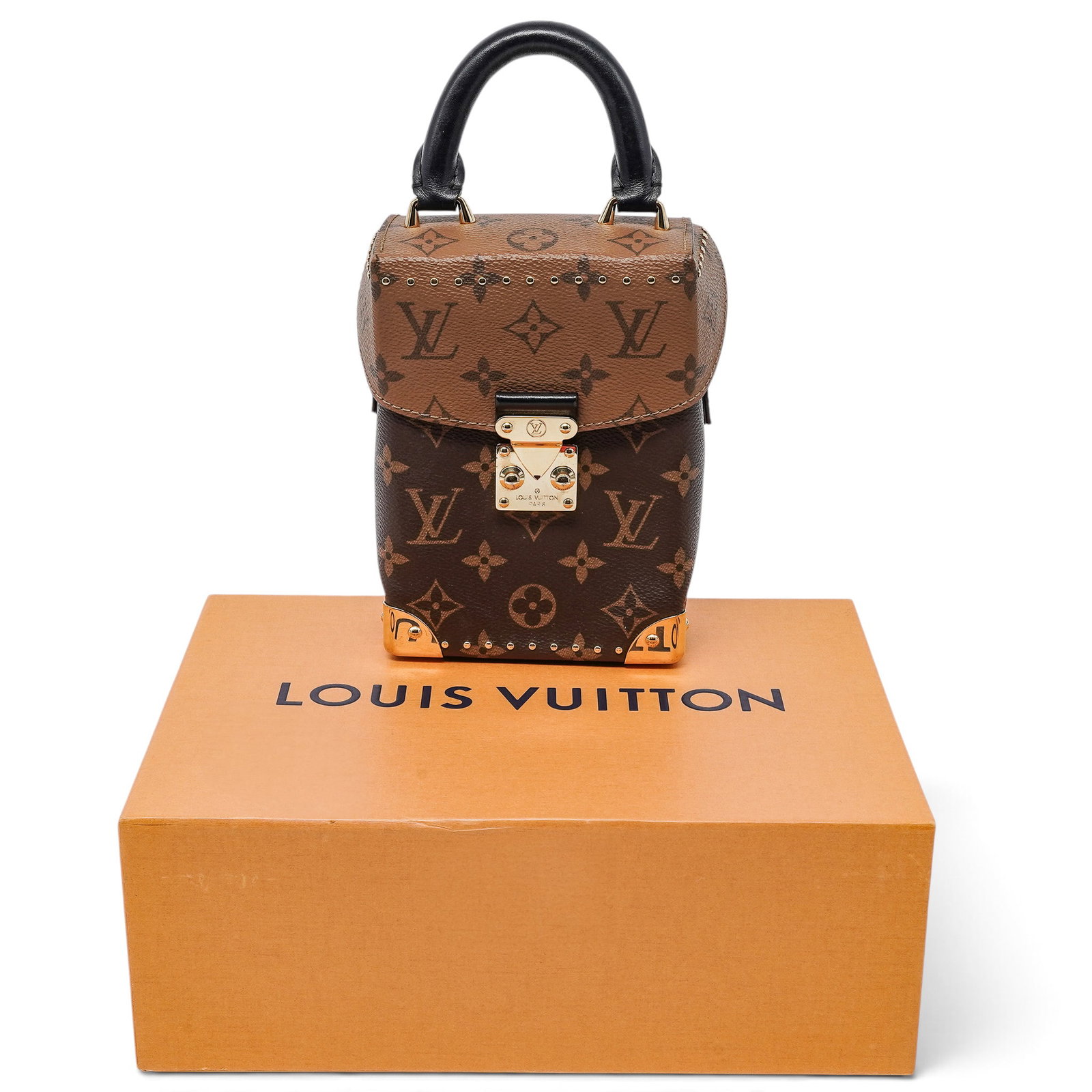 Louis Vuitton "Camera Box" Reverse Monogram Bag - 10