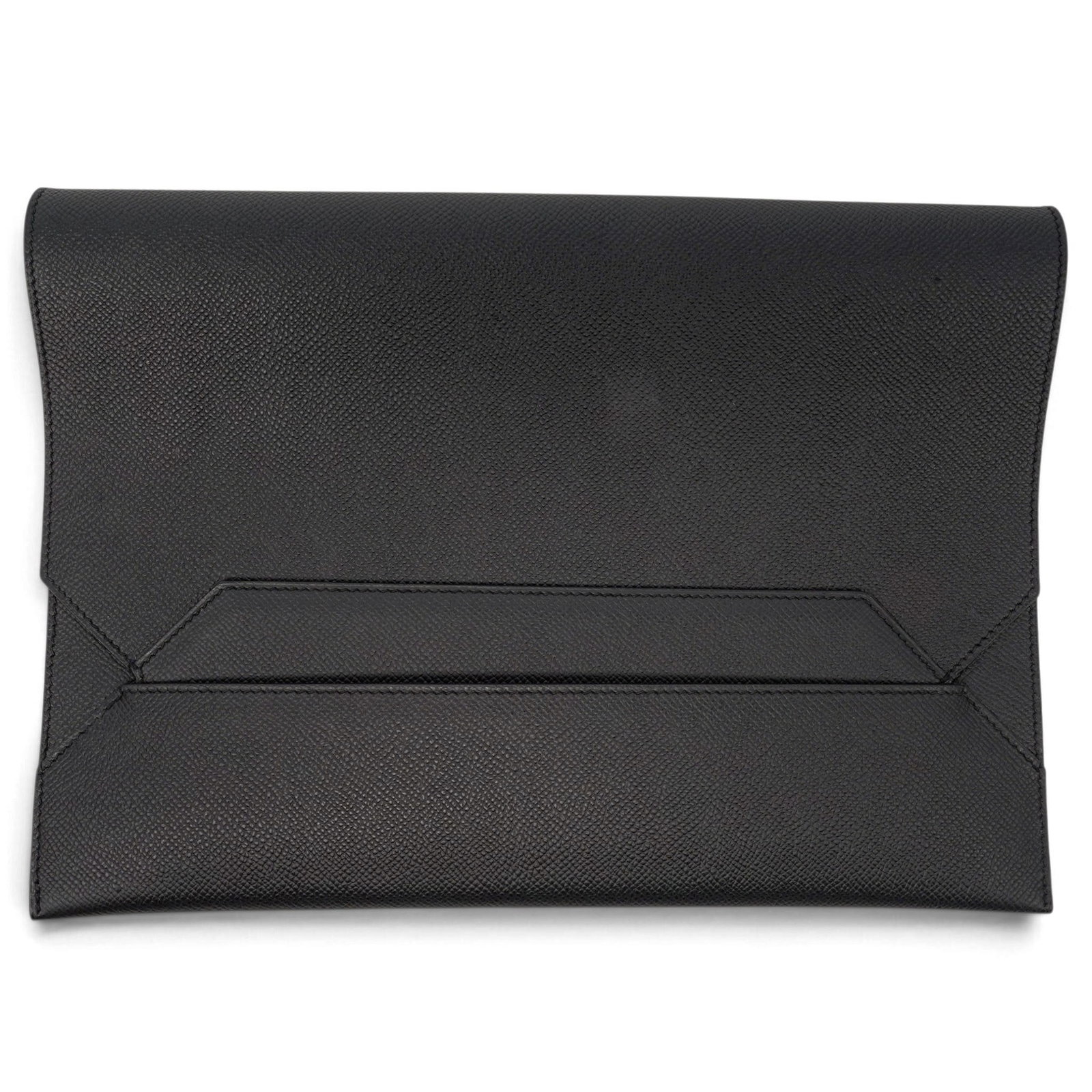 Hermes Epsom Leather Black/Blue Verso Document Holder (1 of 8)