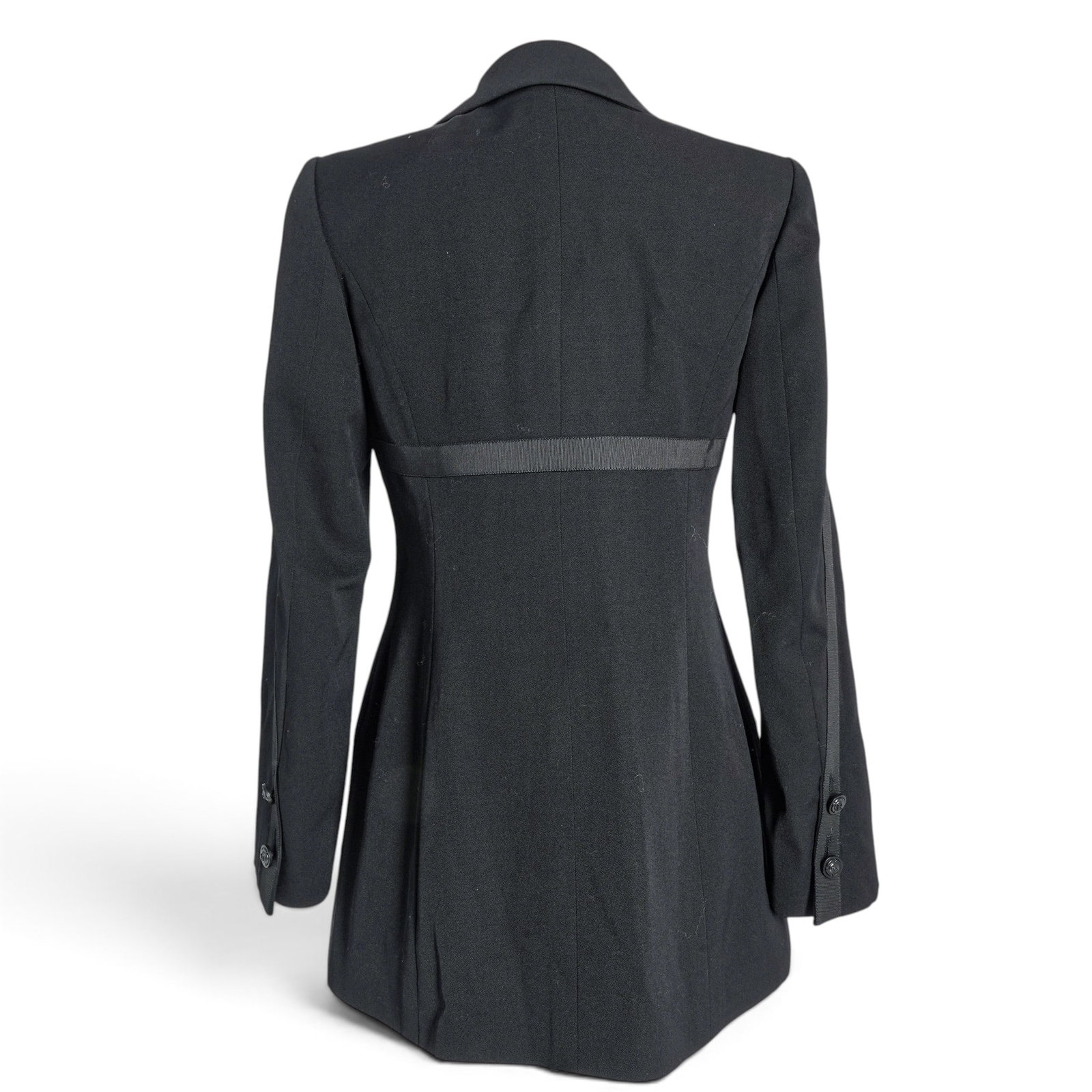 Chanel Black Wool Blazer - 5