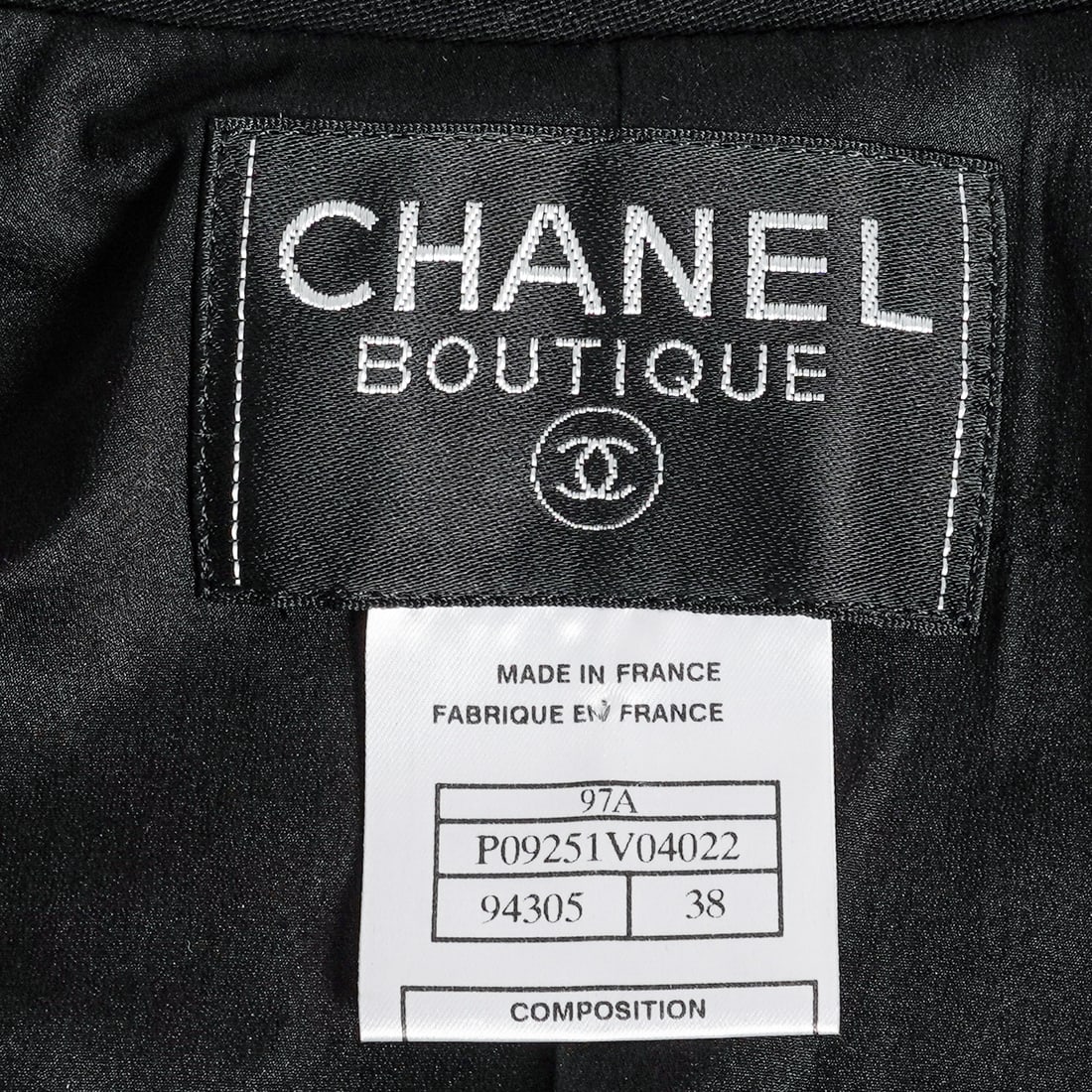 Chanel Black Wool Blazer - 7
