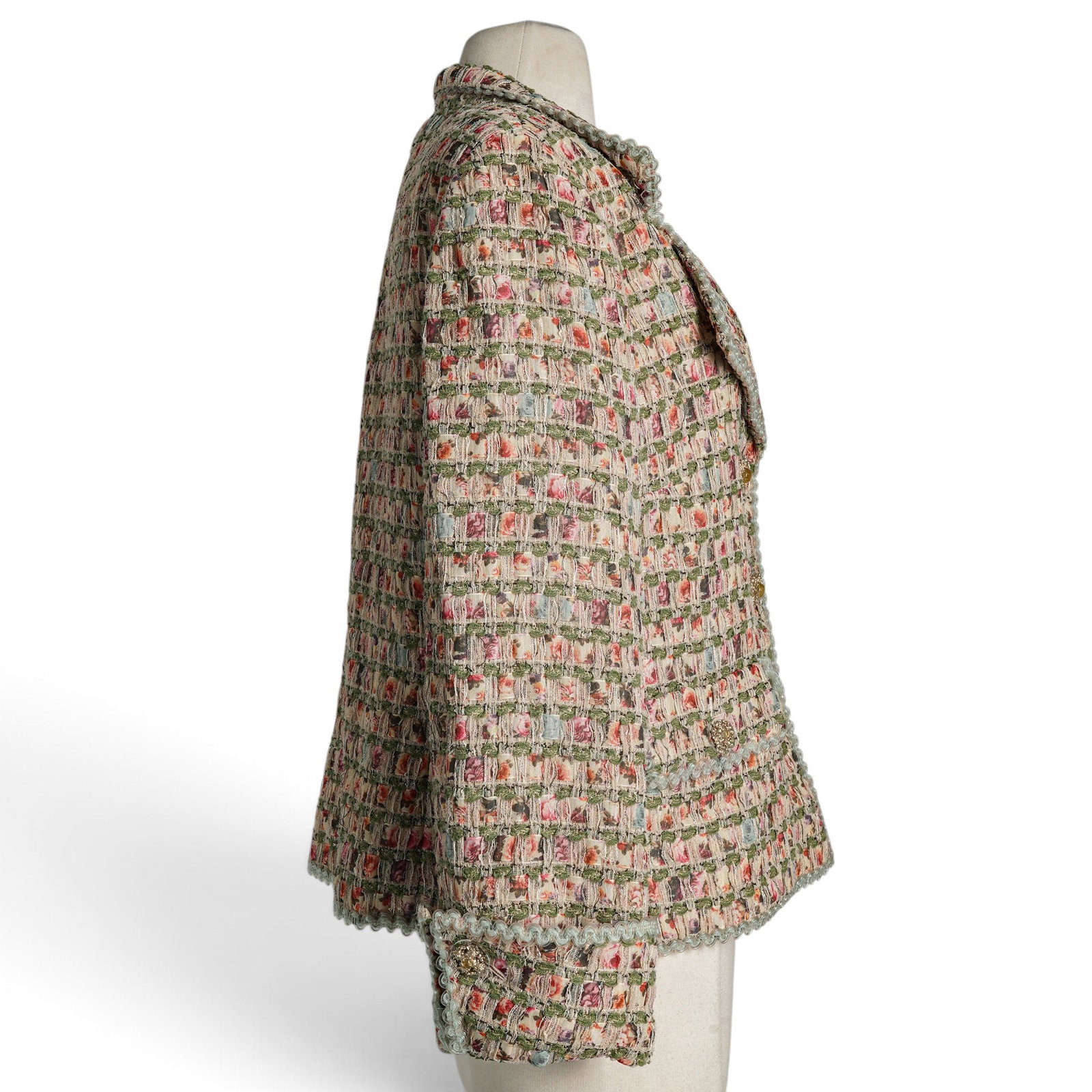 Chanel Multicolor Tweed Jacket - 6
