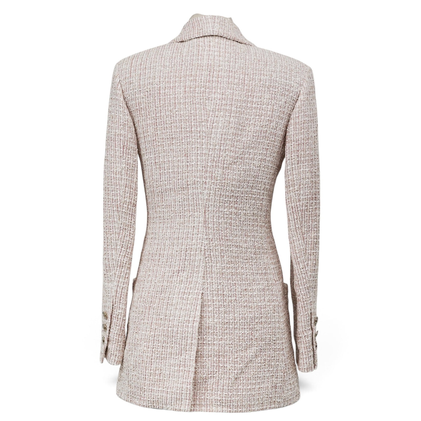 Chanel Pink Tweed Blazer - 6