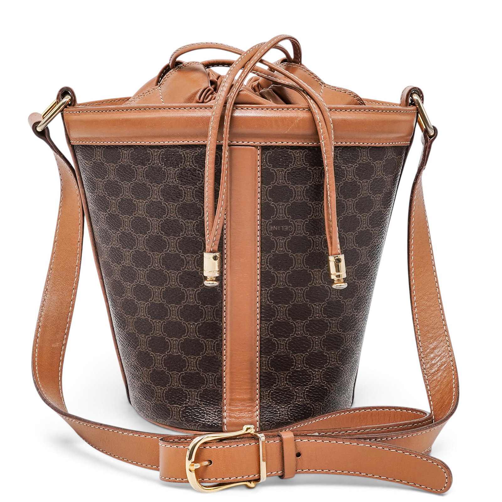 Celine Triomphe Canvas Bucket Bag (1 of 8)