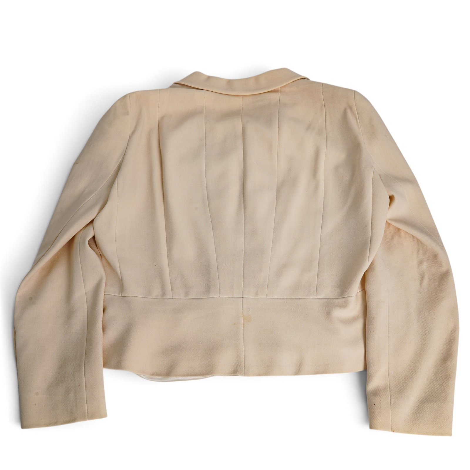 Chanel Ivory Wool Pantsuit - 6