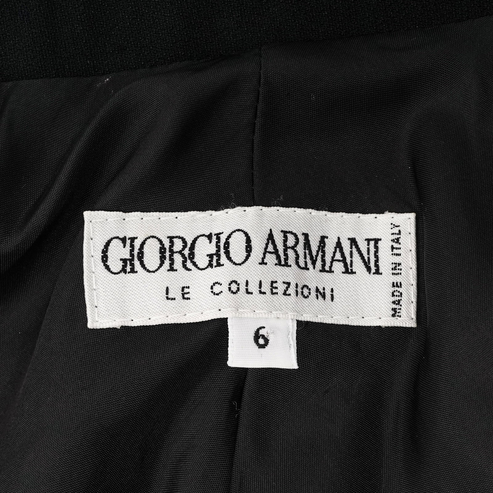 Giorgio Armani Black Sequin Jacket - 10
