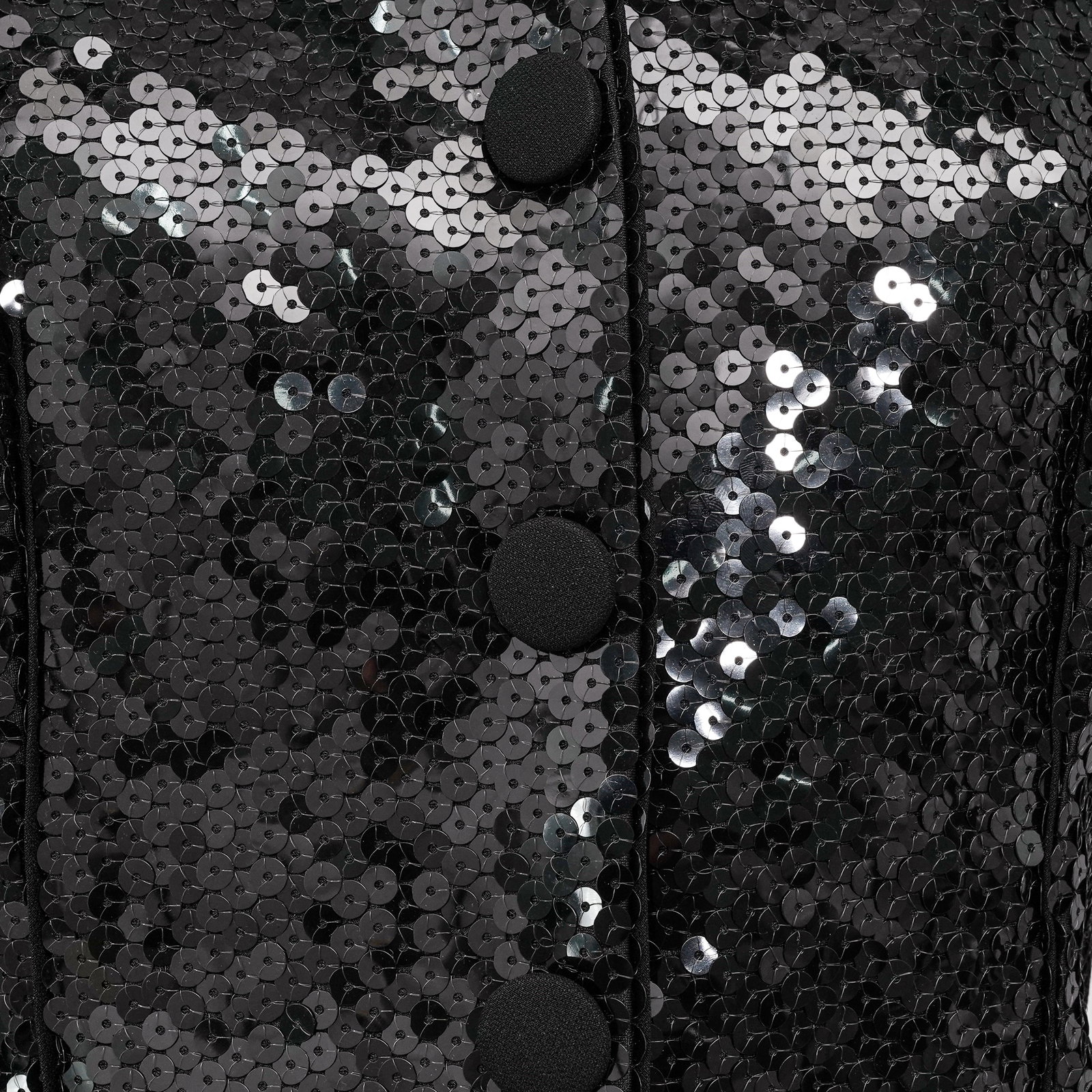 Giorgio Armani Black Sequin Jacket - 2