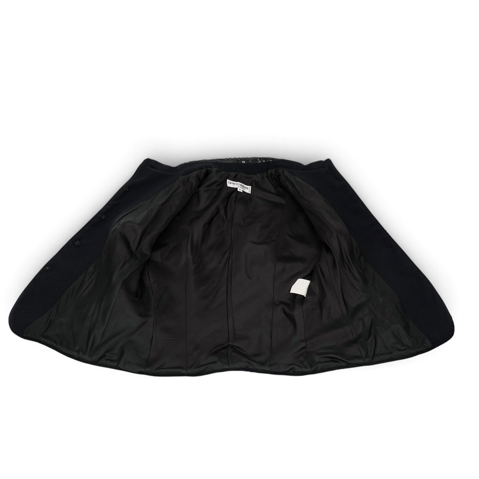 Giorgio Armani Black Sequin Jacket - 8