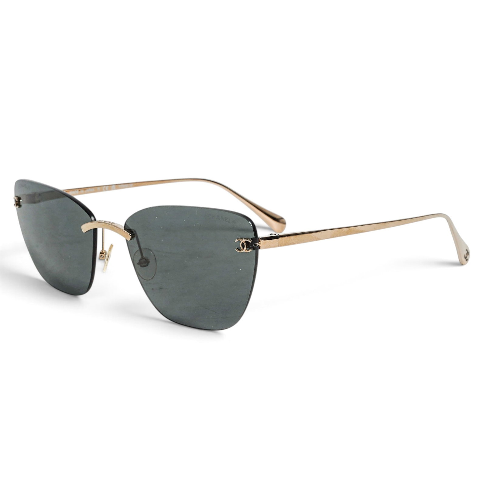 Chanel 4286T Titanium Cat-Eye Sunglasses (1 of 7)