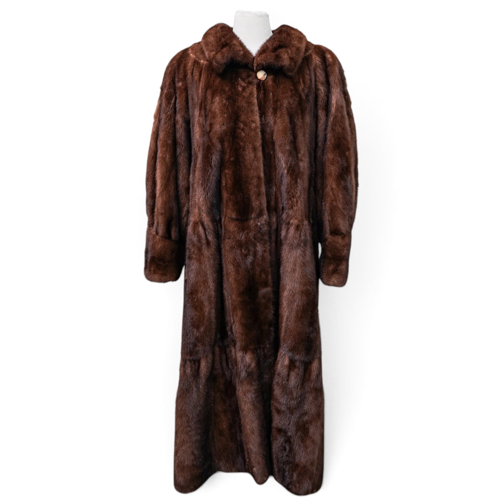 Wild Amber Mink Full Length Fur Coat (1 of 9)