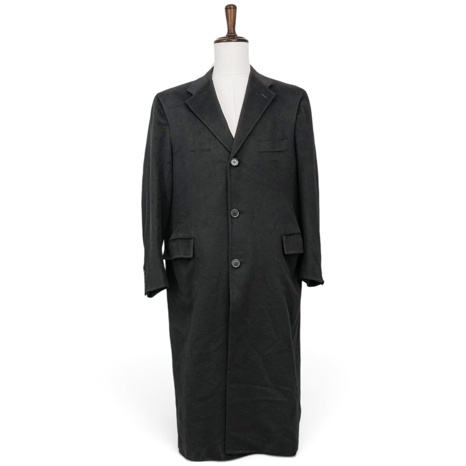 Kiton Black Men's Cashmere Coat (1 of 12)