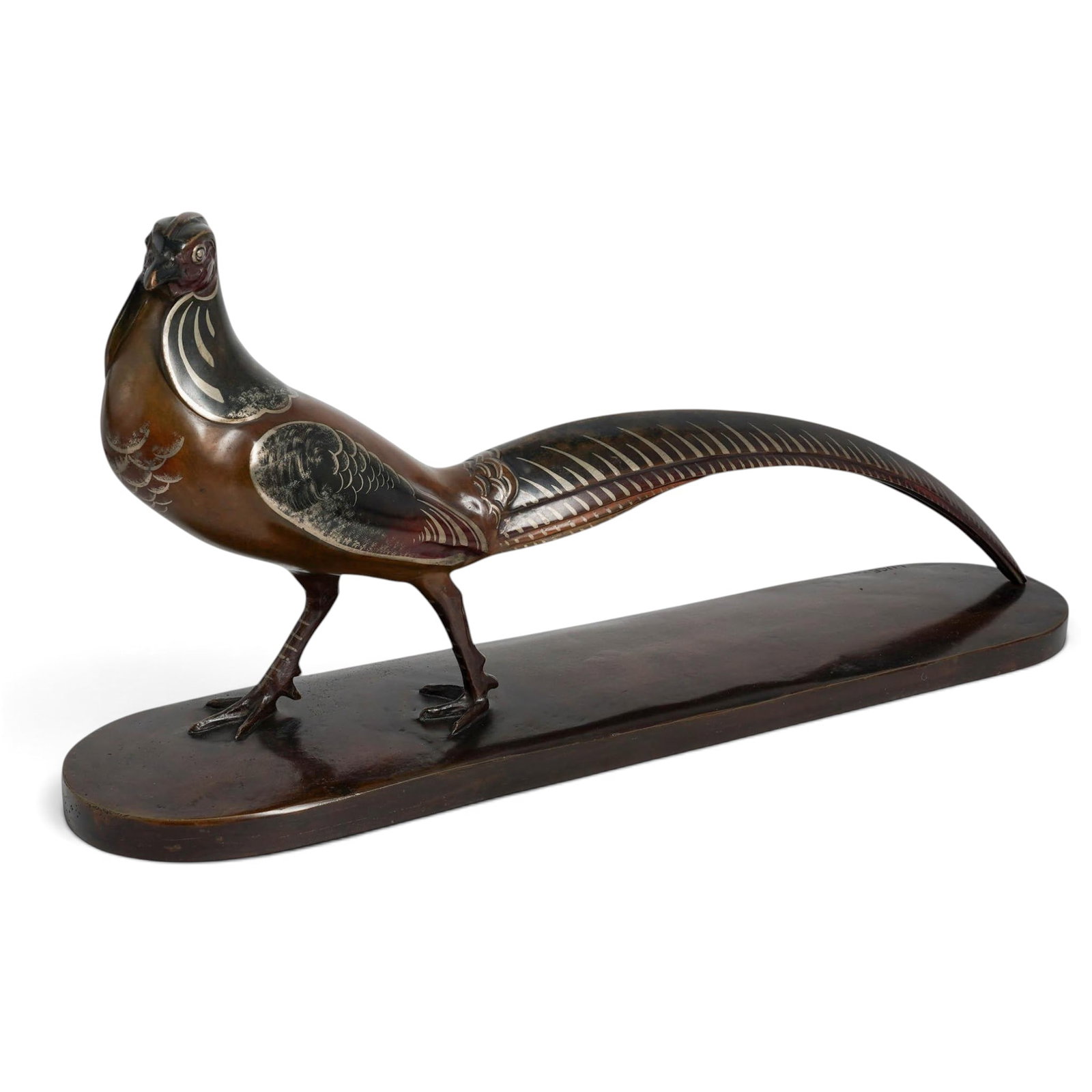 Jean Luce (French, 1895-1964) Art Deco Bronze Pheasant Sculpture (1 of 7)