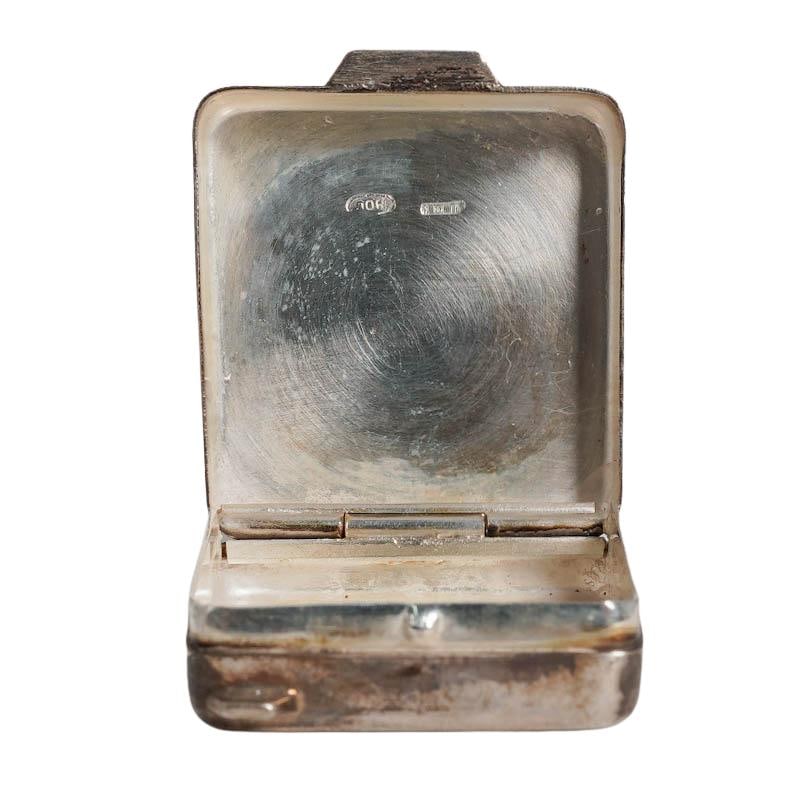 (6 pcs) Antique Sterling Silver Snuff Boxes - 5