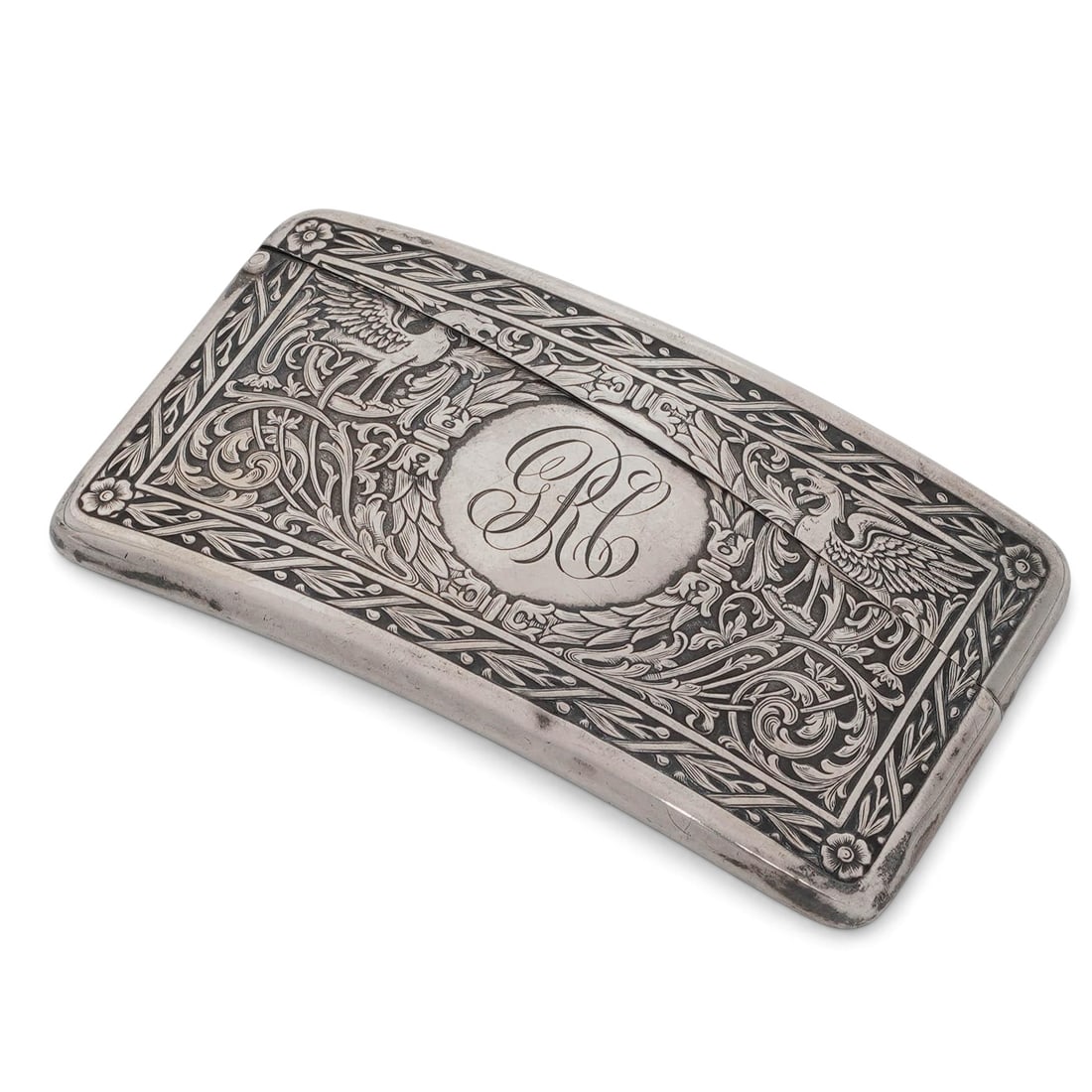 R Blackinton & Co. Sterling Card Case: R Blackinton & Co. Sterling Card Case Late 19th-early 20th century, American Artist/Designer/Manufacturer: R. Blackinton & Co. Marking(s); notes: Marked with R. Blackinton & Co. hallmark,