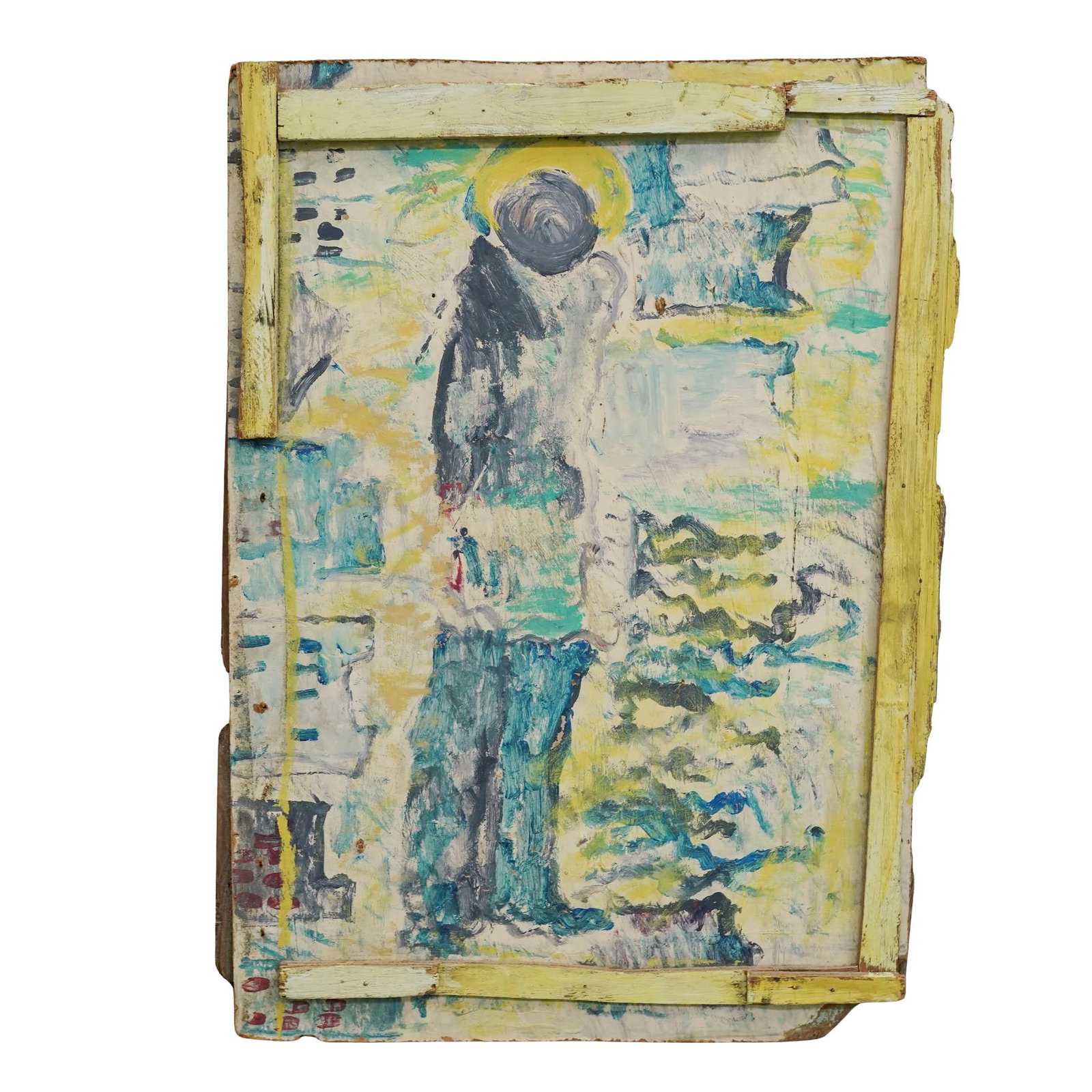 Purvis Young (American, 1943-2010) Mixed Media on Wood (1 of 9)