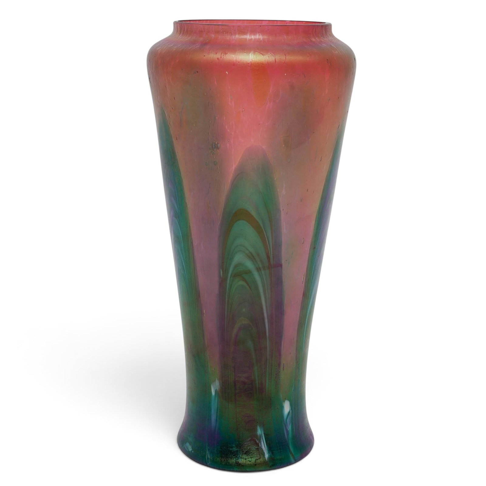 Art Nouveau Iridescent Glass Vase (1 of 5)