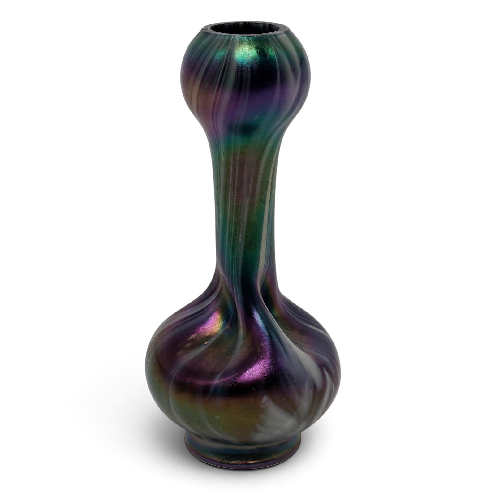 Vintage Iridescent Art Glass Vase (1 of 7)