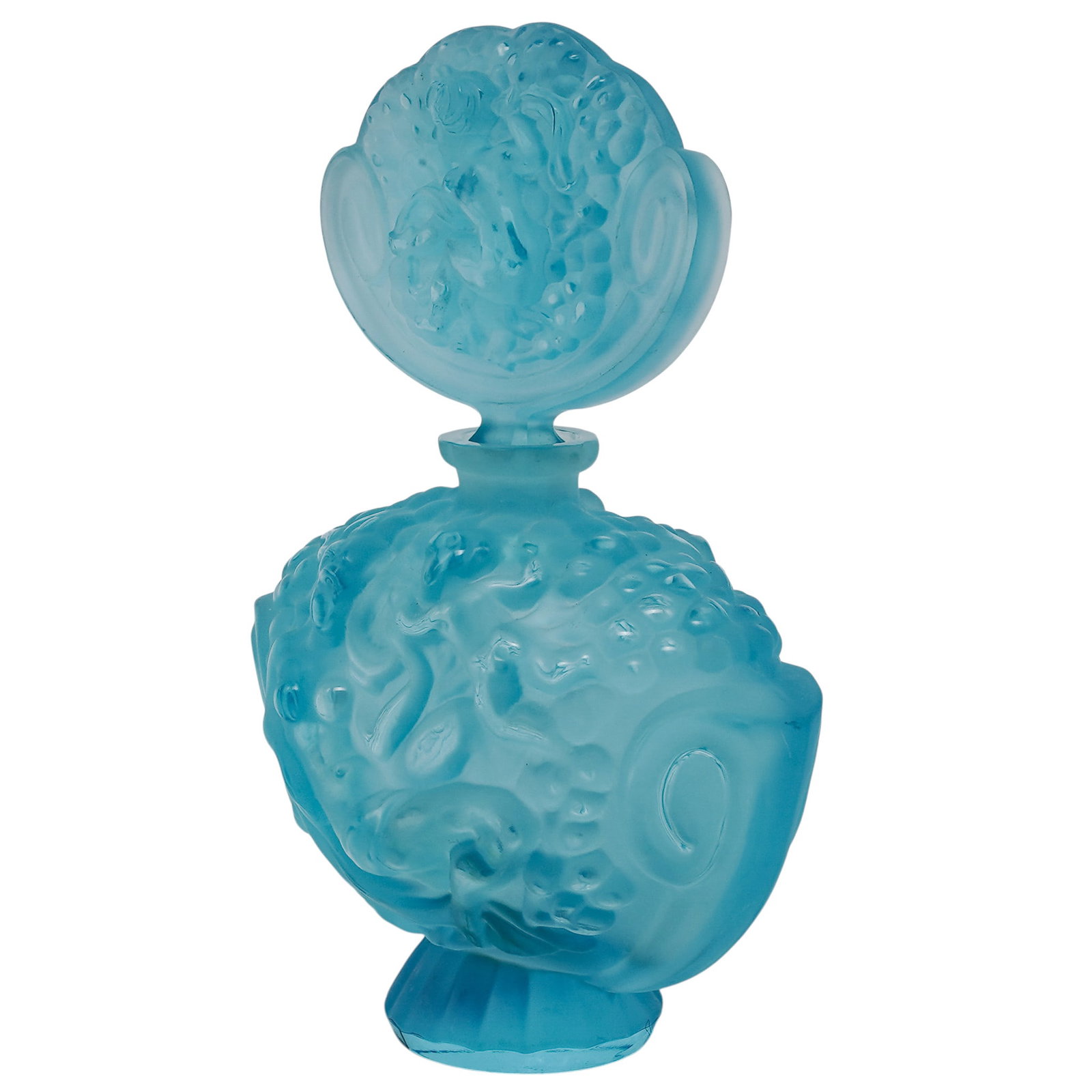 Frantisek Halama Zelezny Brod "Siesta" Glass Perfume Bottle: Frantisek Halama Zelezny Brod "Siesta" Glass Perfume Bottle Mid 20th Century, Czech Republic Artist/Designer/Manufacturer: Frantisek Halama. Marking(s): Original foil maker’s label to base reading �