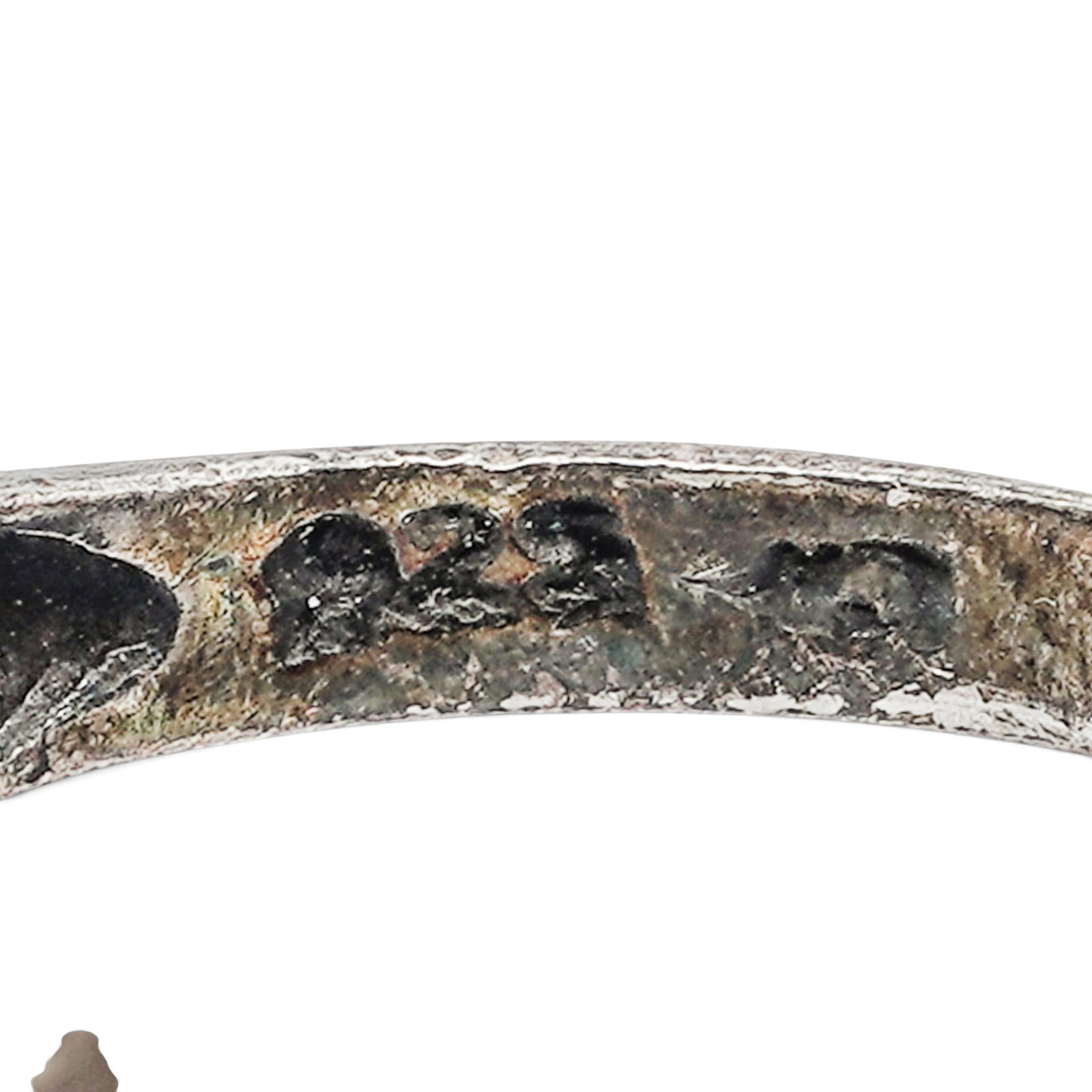 Signed Sterling Silver Horse Head Ring - 7