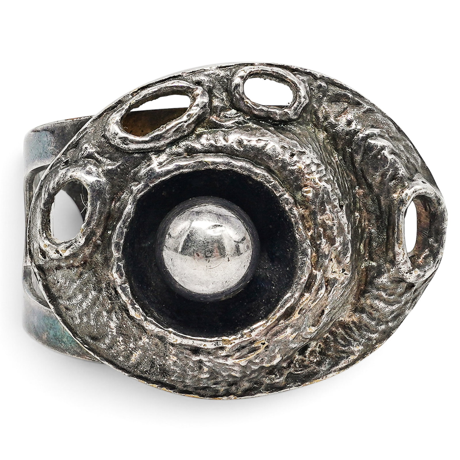AD Design Large Brutalist Cuff Bracelet - 2