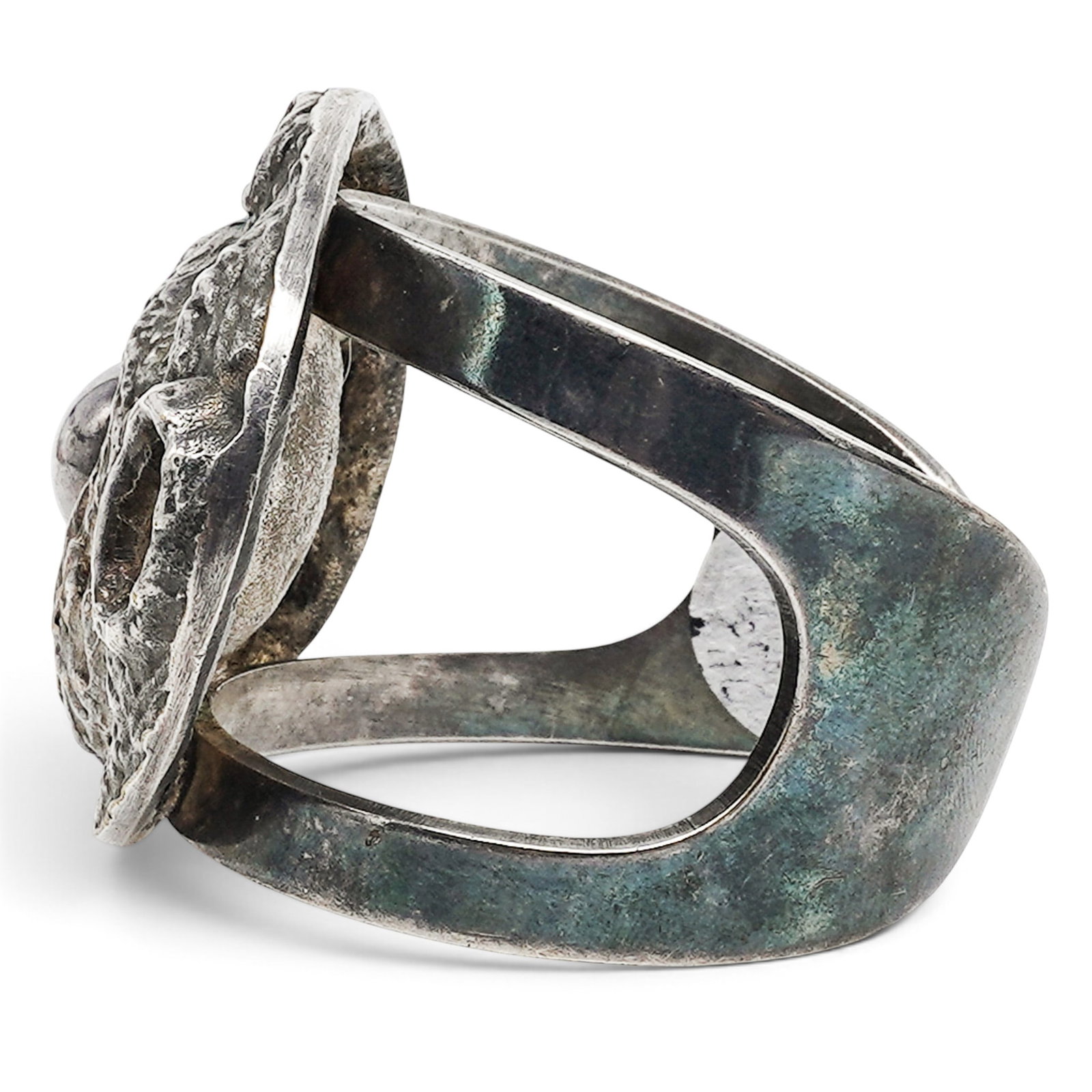 AD Design Large Brutalist Cuff Bracelet - 3