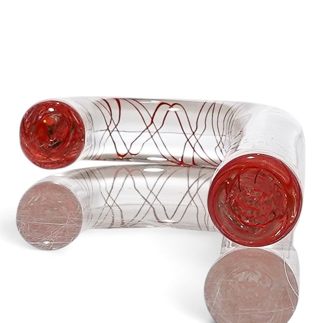 Steuben Crystal Candy Cane Figurine - 2