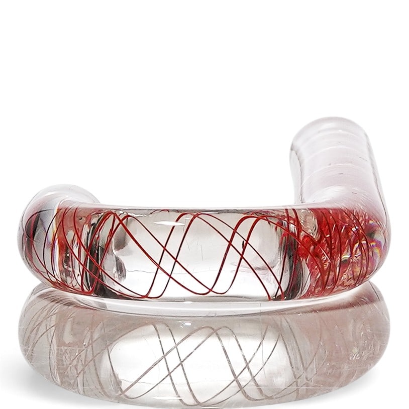 Steuben Crystal Candy Cane Figurine - 3