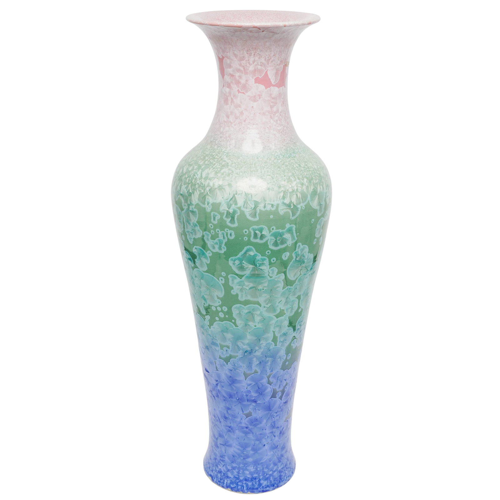 Chinese Crystalline Glaze Floor Vase (1 of 9)