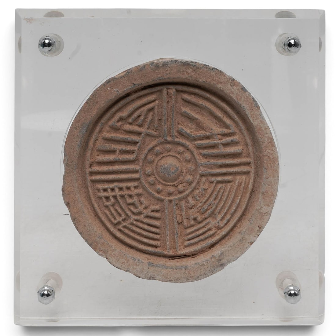 Ancient Chinese Round Roof Tile (1 of 4)