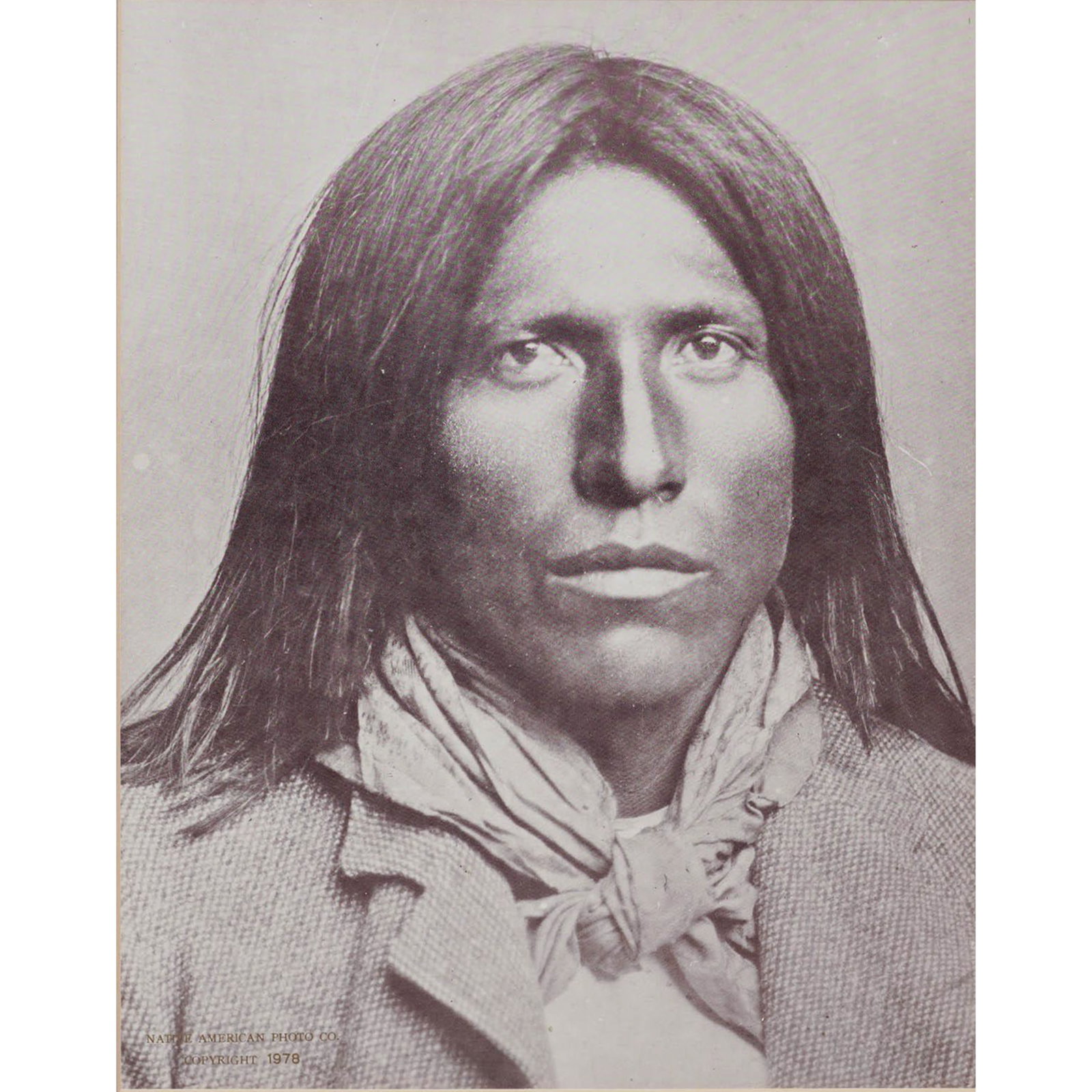 Vintage Framed Native American Photograph (1 of 4)