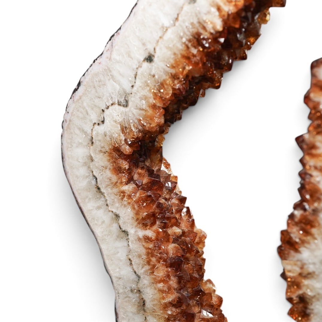 Large Citrine Geode Slice - 3