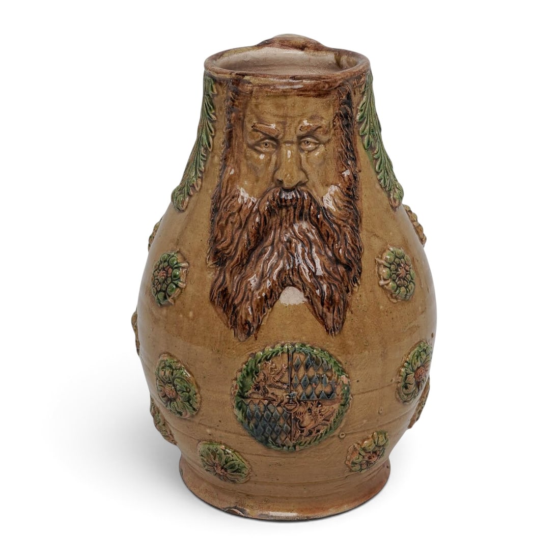 Antique German Bartmann Style Stoneware Jug (1 of 6)