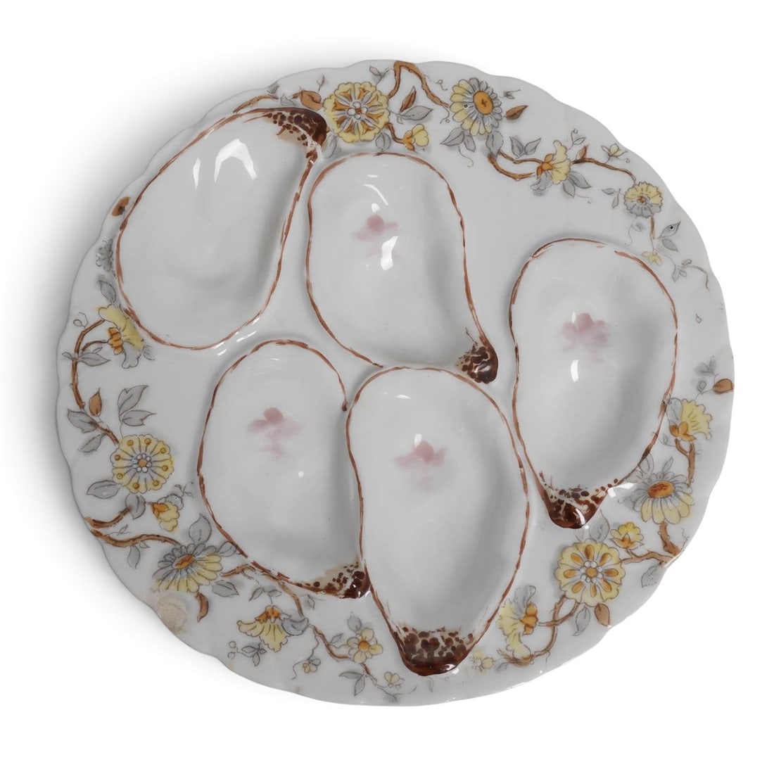 Antique Haviland & Co. Limoges Oyster Plate (1 of 4)