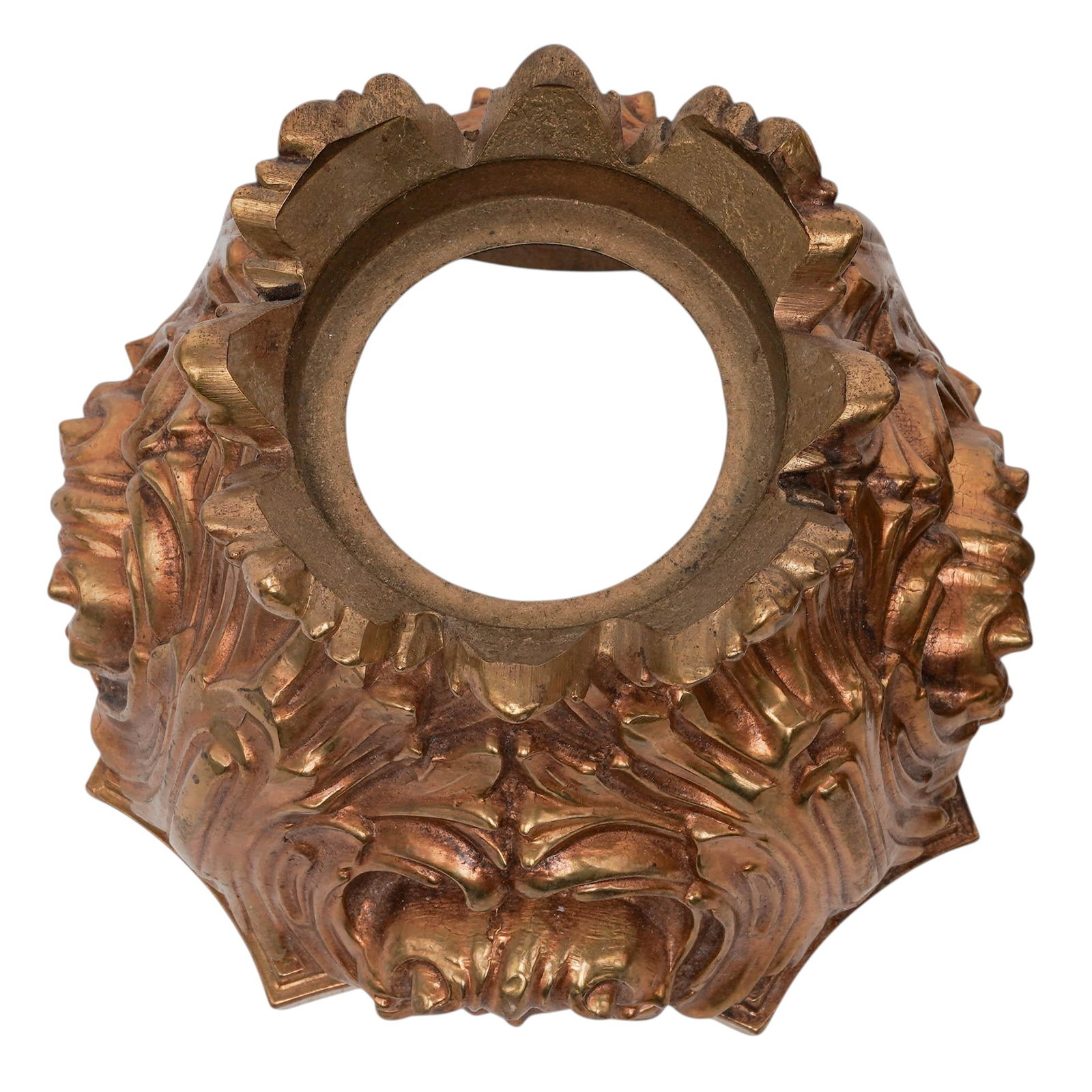 Hollywood Regency Ormolu Lamp Mount - 5