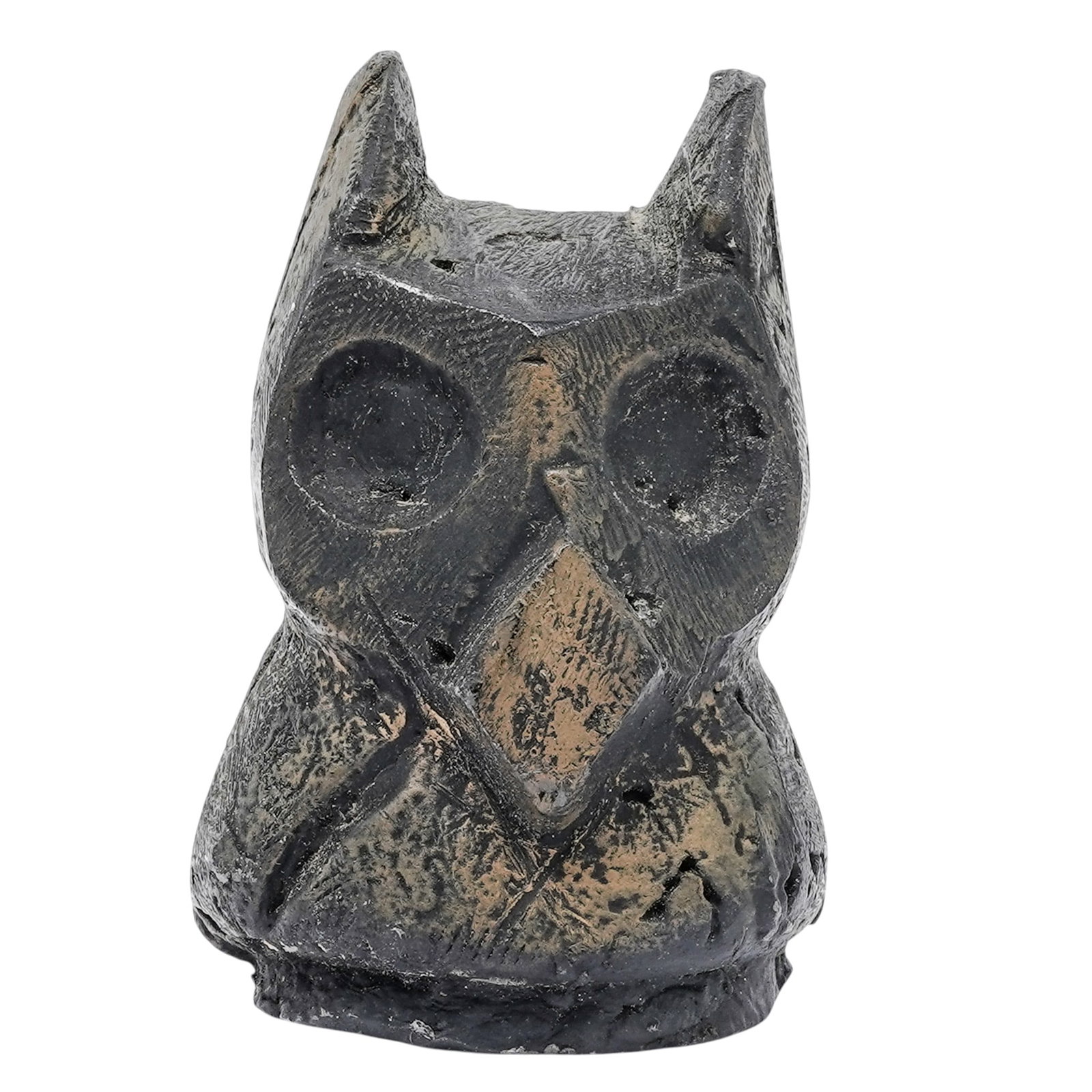 Brutalist Cast Metal Owl Figurine (1 of 8)