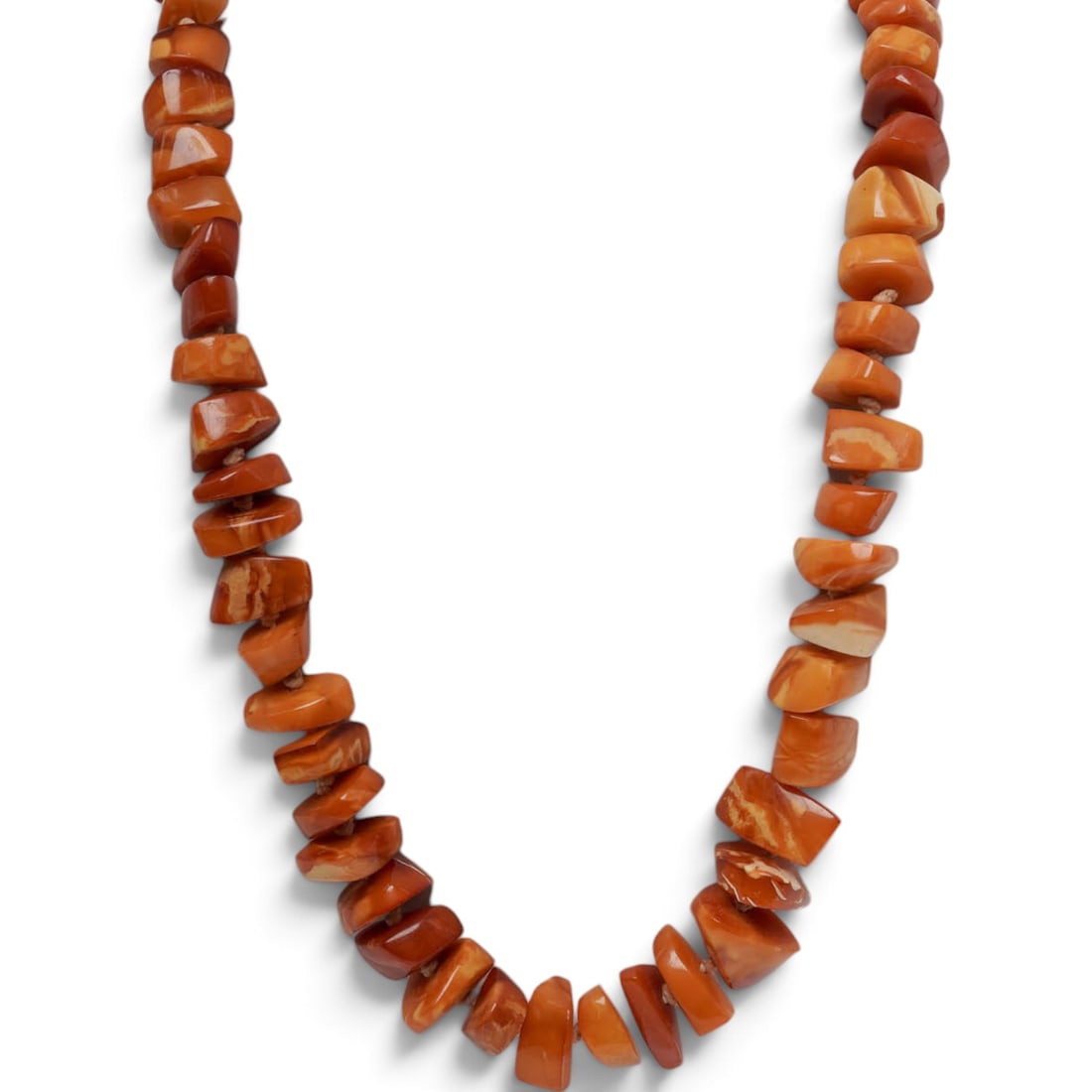 Vintage Russian Baltic Egg Yolk Amber Necklace (1 of 4)