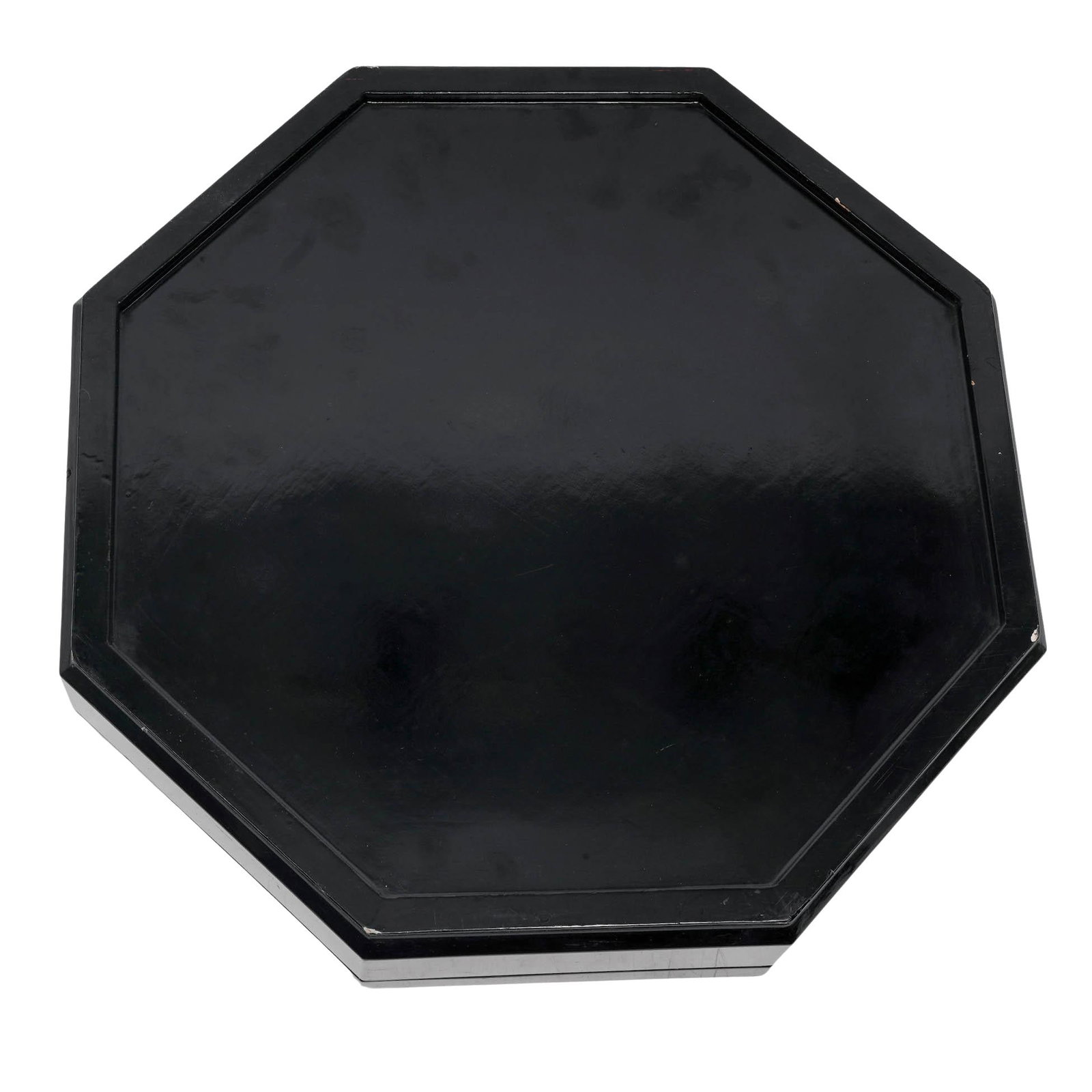 Chinese Octagonal Lacquerware & MOP Box - 7