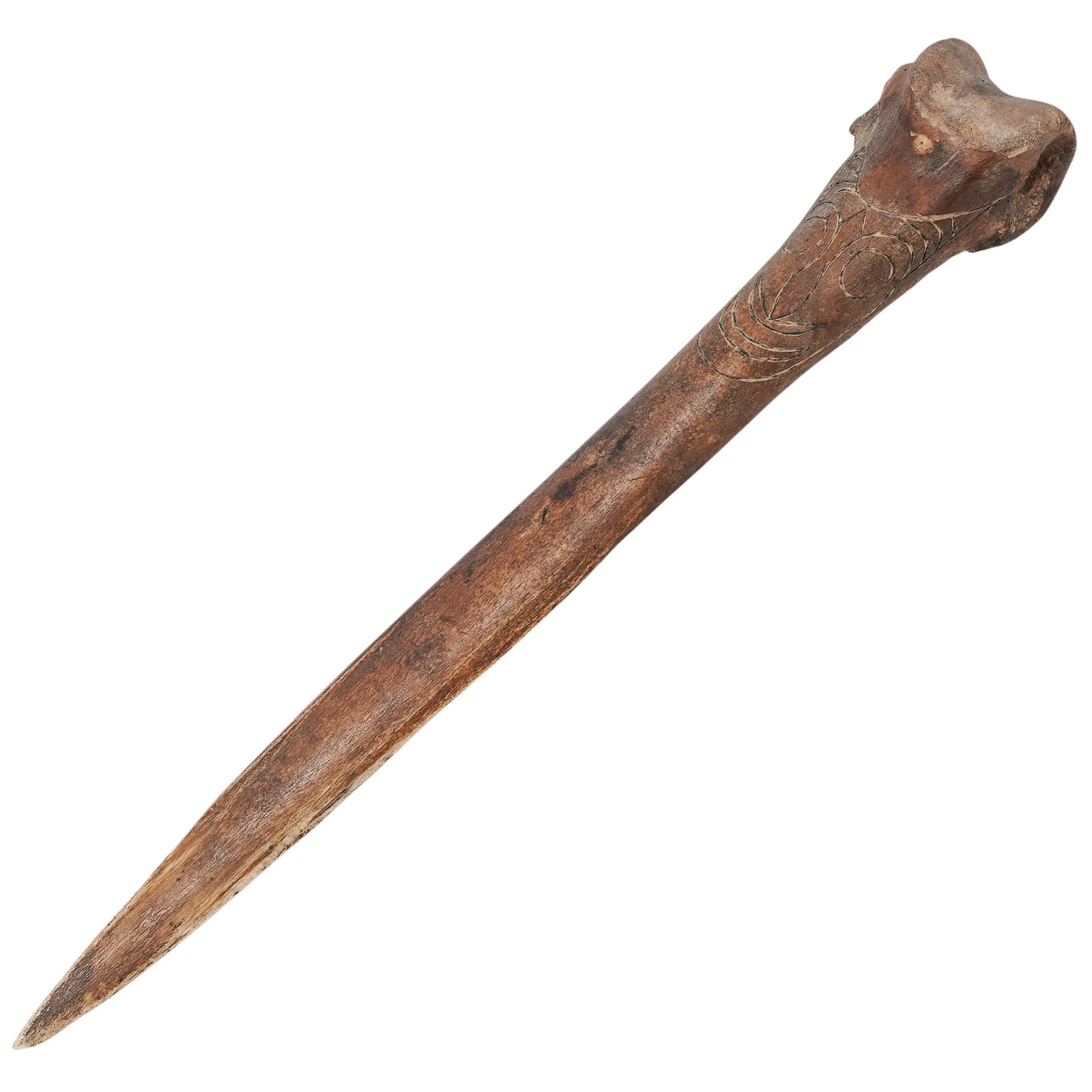 Antique Papua New Guinea Tribal Bone Dagger (1 of 5)