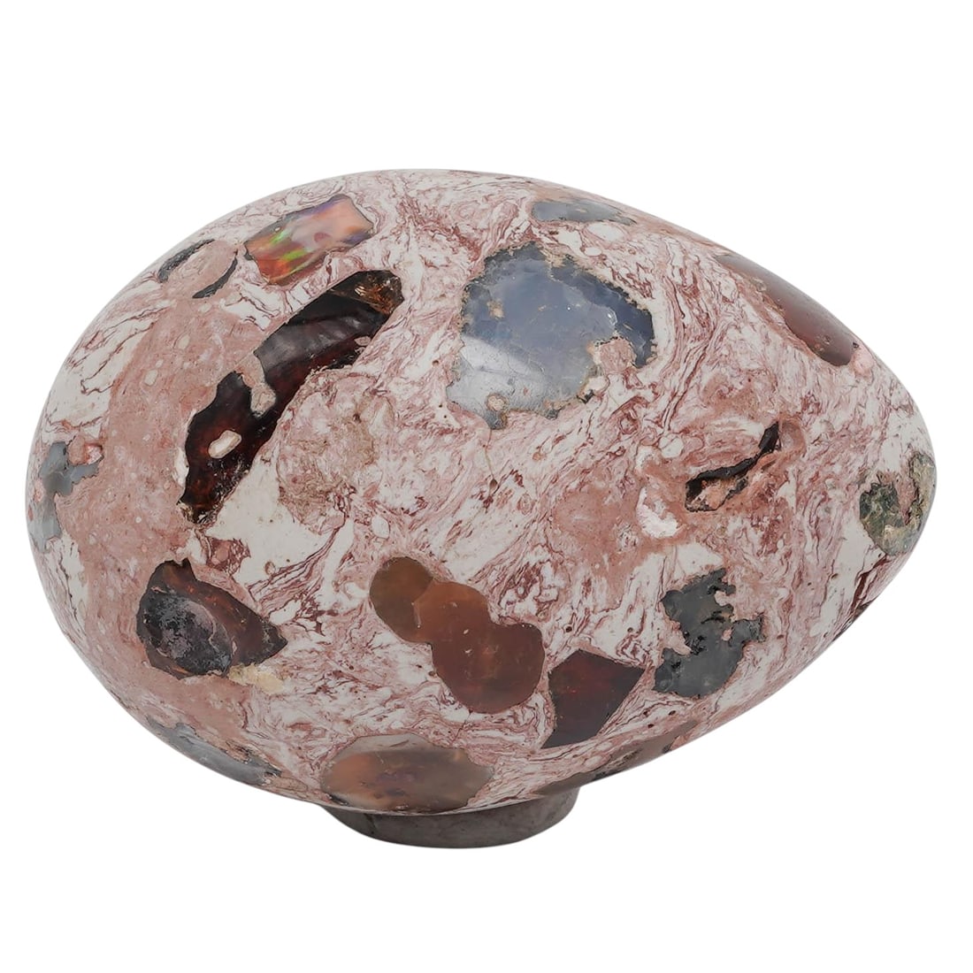 Mexican Fire Opal Gemstone Egg - 3