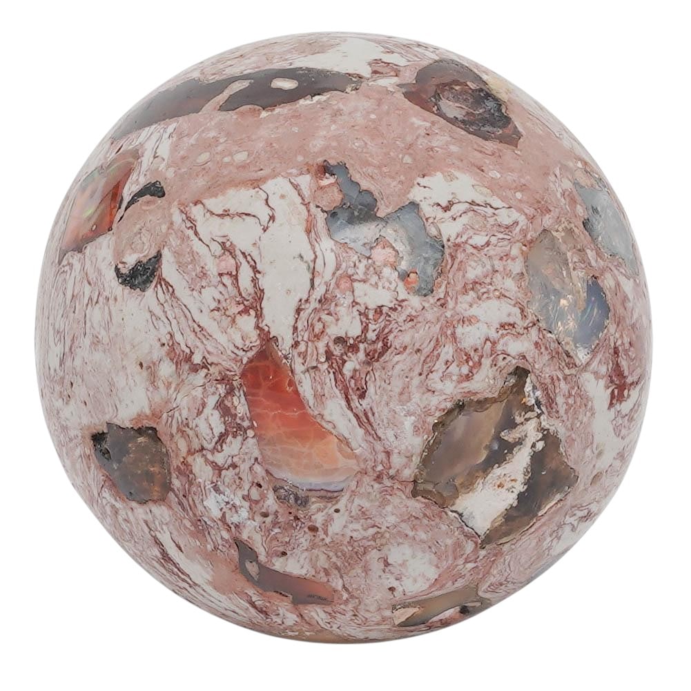 Mexican Fire Opal Gemstone Egg - 4