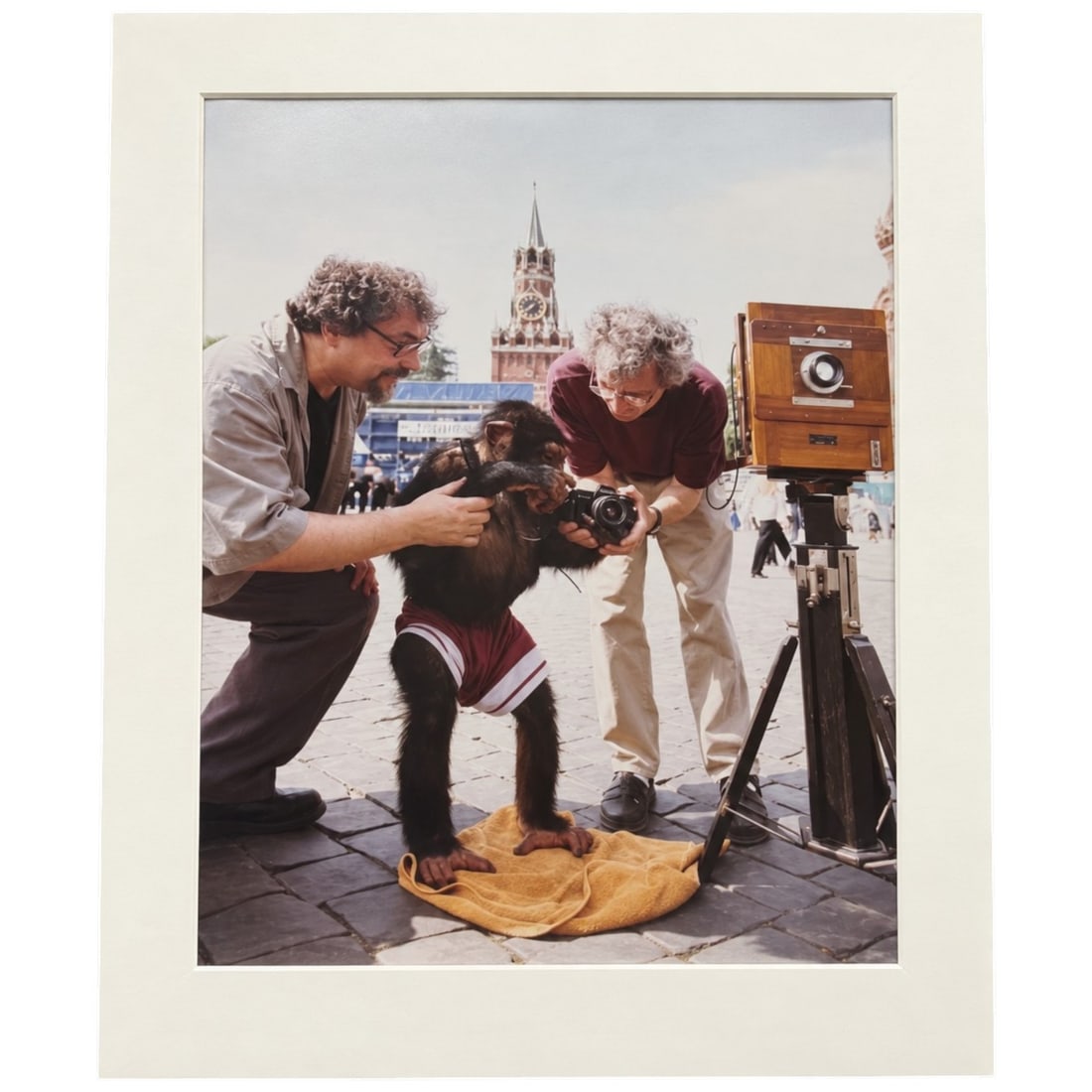 Vitaly Komar & Alexander Melamid "Our Moscow Through the Eyes of Mikki" Photograph: Vitaly Komar & Alexander Melamid "Our Moscow Through the Eyes of Mikki" Photograph 1998 Artist/Designer/Manufacturer: Vitaly Komar and Alexander Melamid Marking(s); notes: Signed by Komar and