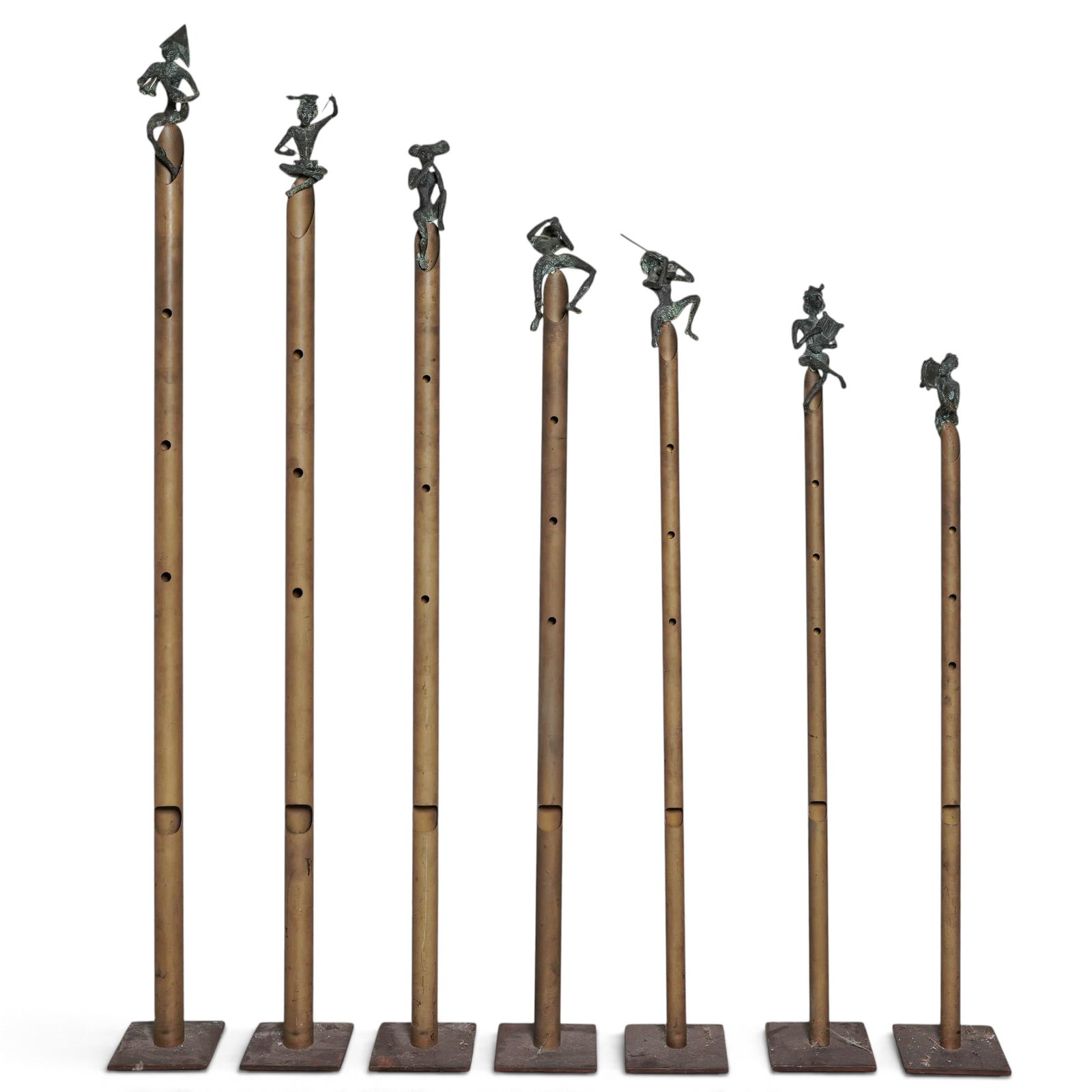 (7 pcs) Maria Luisa Campoy (Spanish, b. 1945) Brutalist Figural Sculptures (1 of 10)