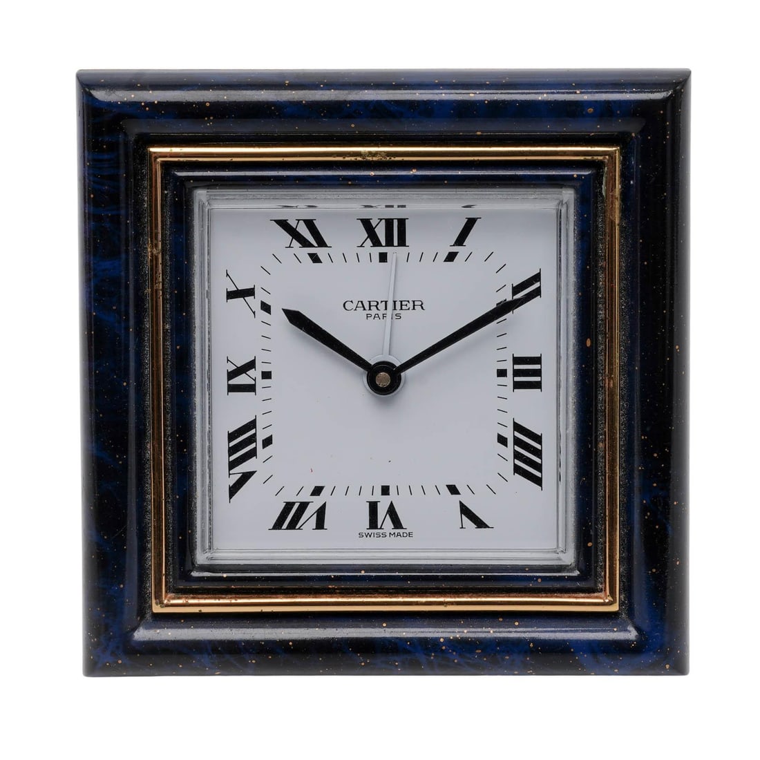 Cartier Lapis Desk Clock