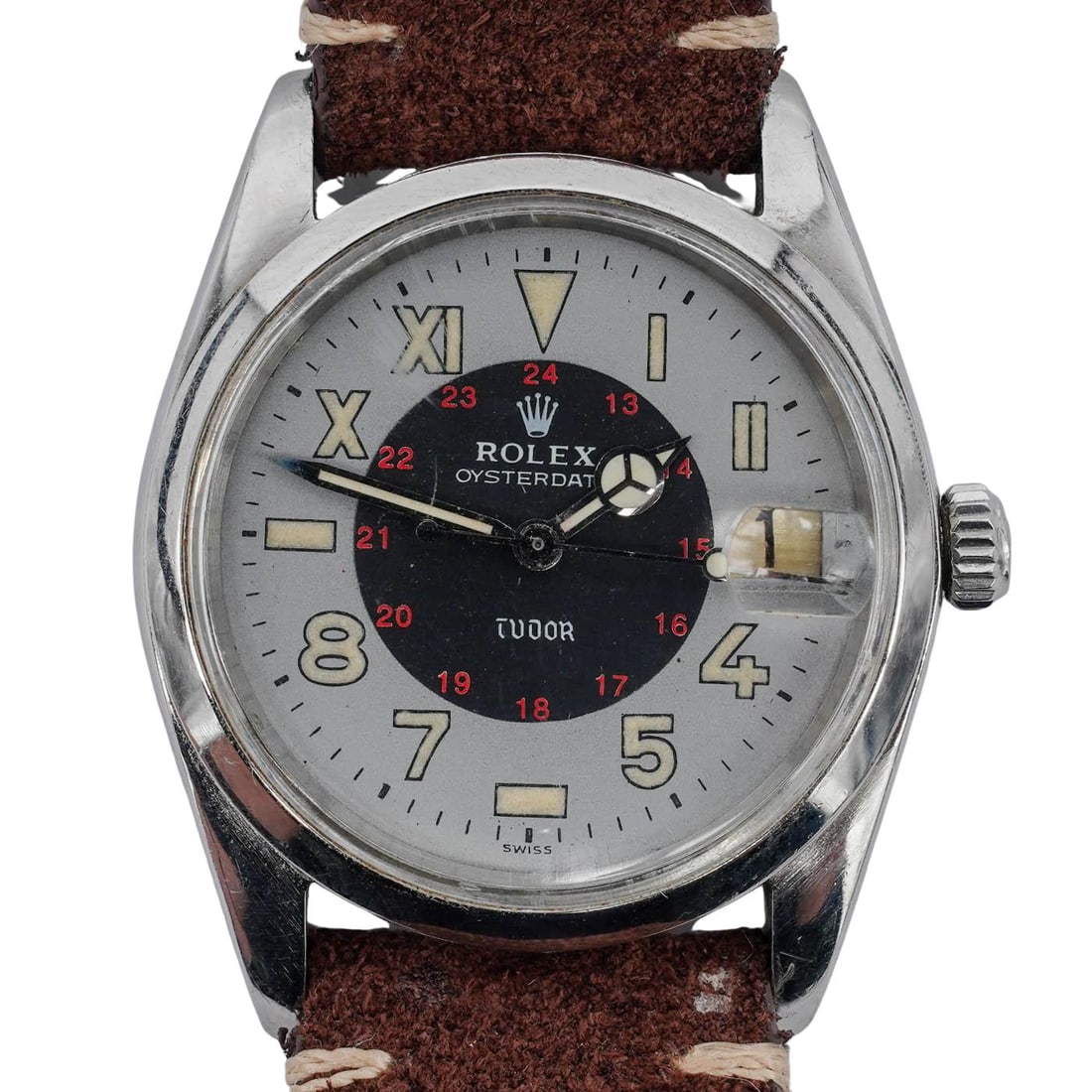 Tudor "Prince Oysterdate" California Dial Stainless Steel Automatic Watch (1 of 7)