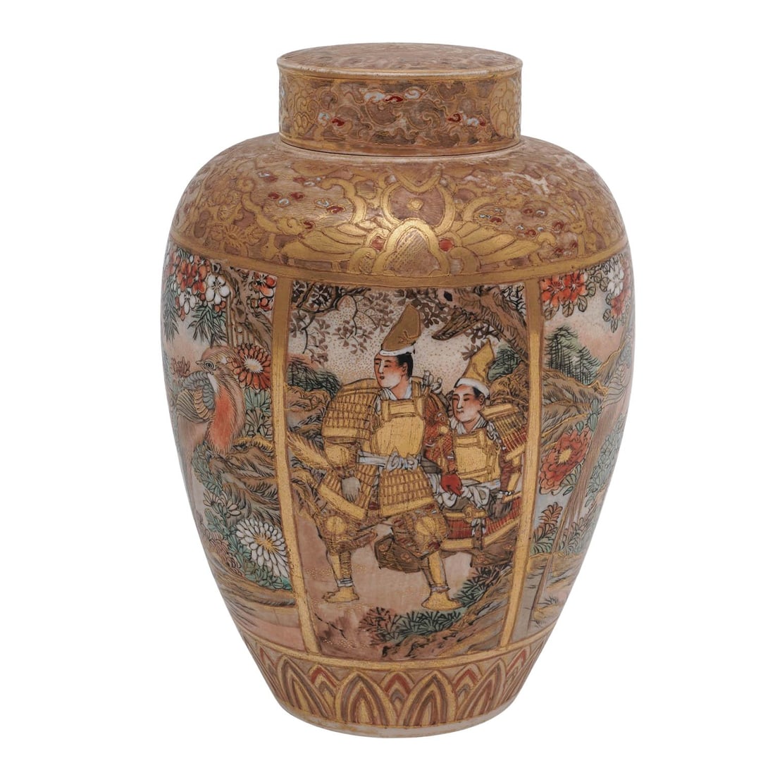 Antique Japanese Satsuma Ginger Jar (1 of 11)