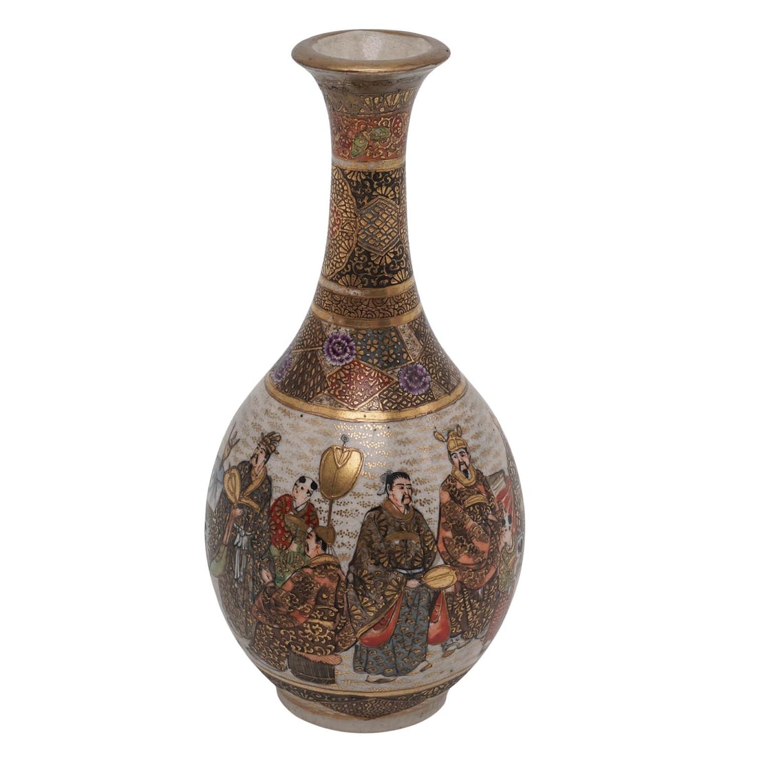 Antique Japanese Satsuma Vase (1 of 6)