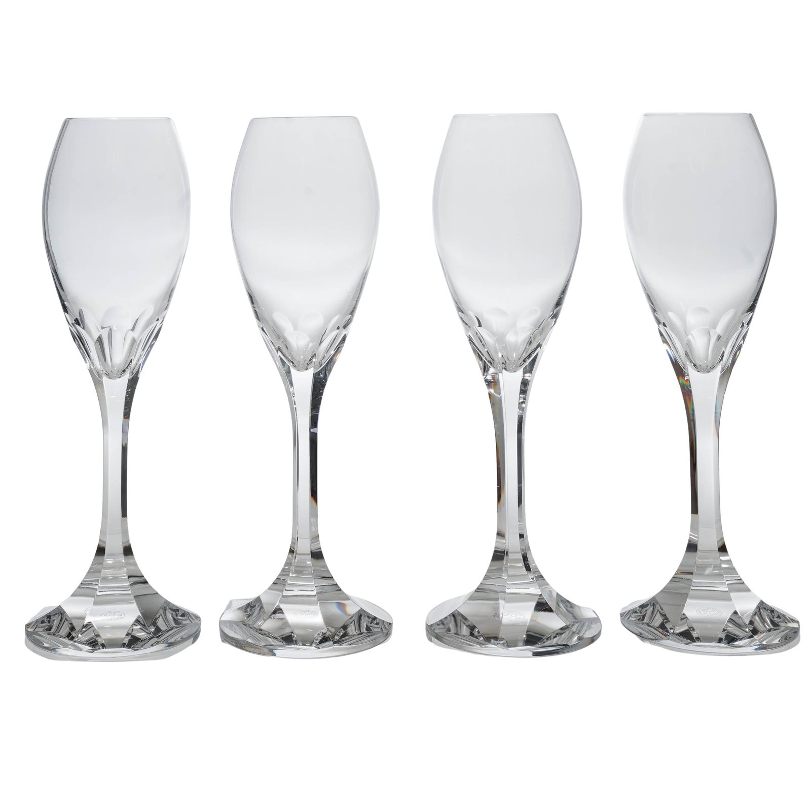 (4 pcs) Baccarat Champagne Glasses (1 of 4)