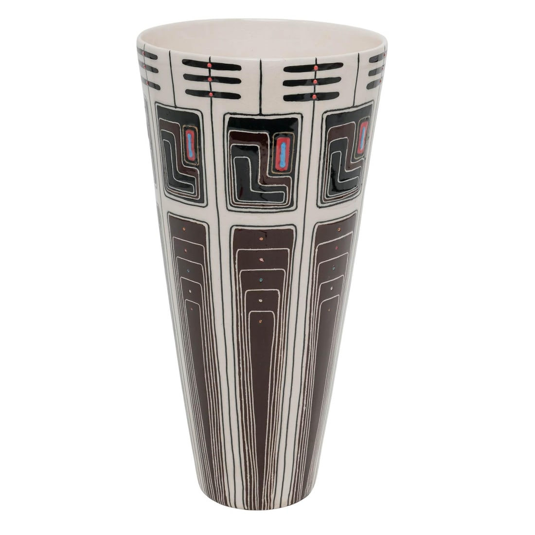 Andile Dyalvane (South African, b. 1978) Pottery Studio Vase: Andile Dyalvane (South African, b. 1978) Pottery Studio Vase 2003. South African Artist/Designer/Manufacturer: Andile Dyalvane (South African, b. 1978) Marking(s); notes: Hand-signed “M. Dyalvane 20