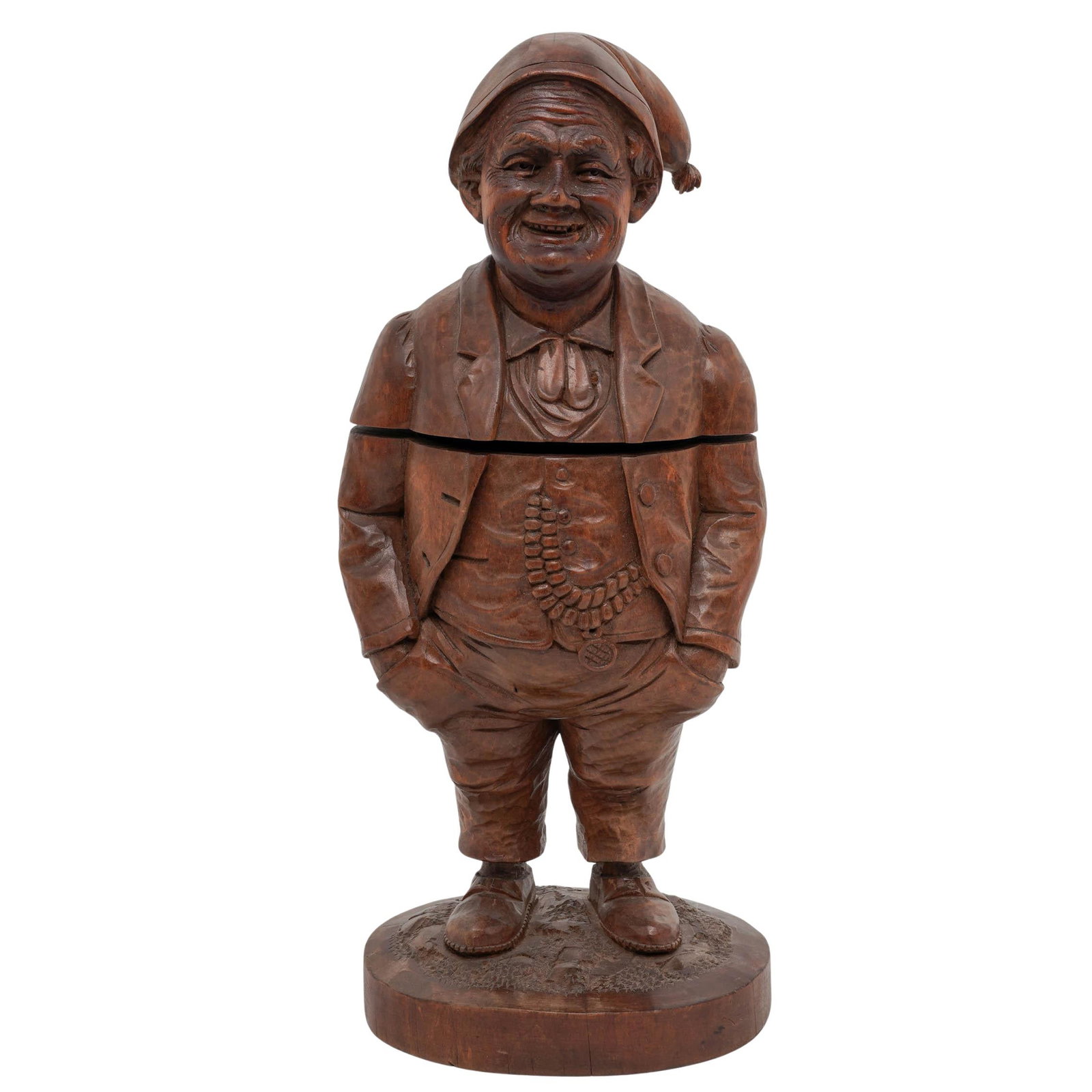 Ouro Artesania "Sancho Panza" Wooden Figural Tobacco Jar / Humidor (1 of 8)