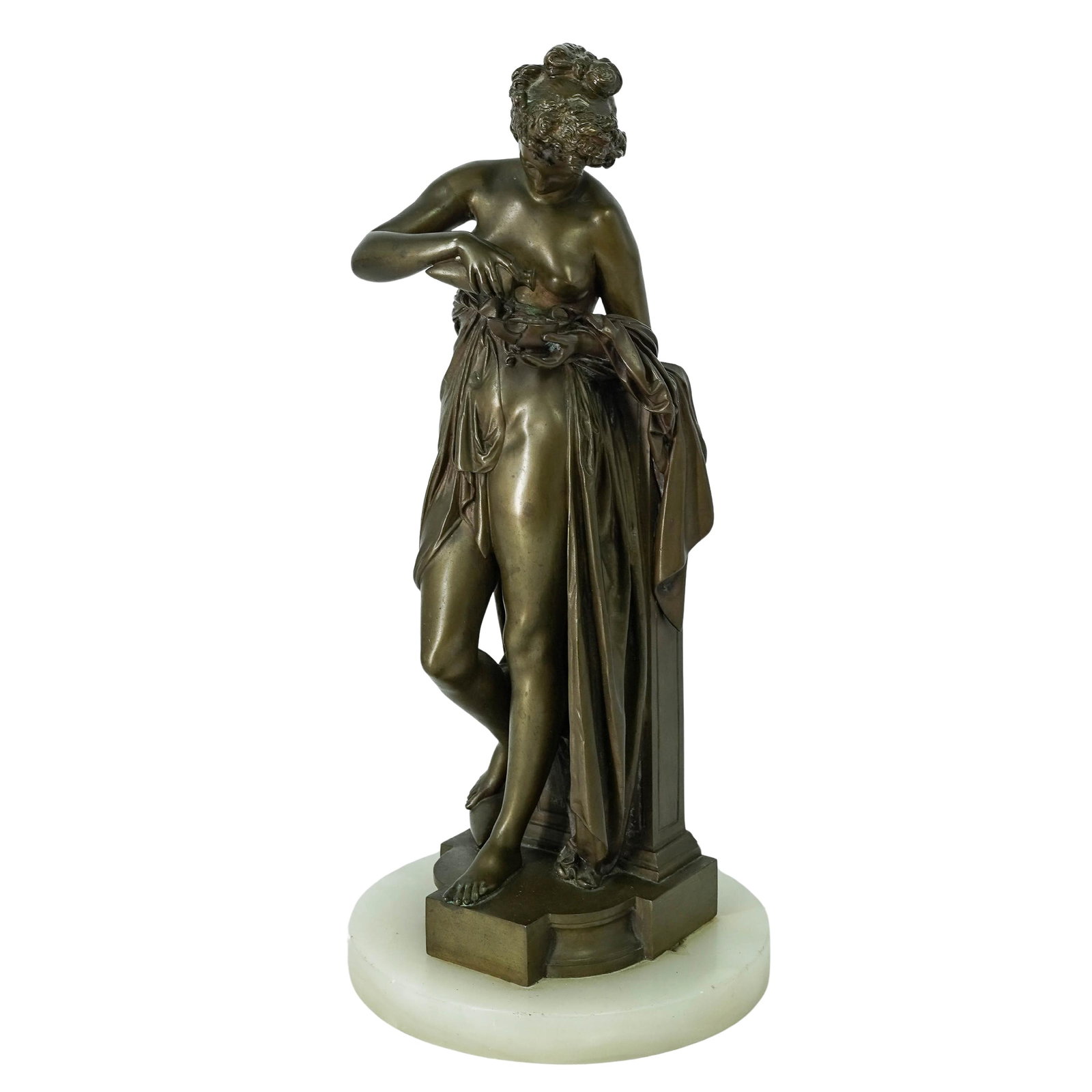 Albert Carrier (French, 1824-1887) “Psyche?? Bronze Sculpture (1 of 7)