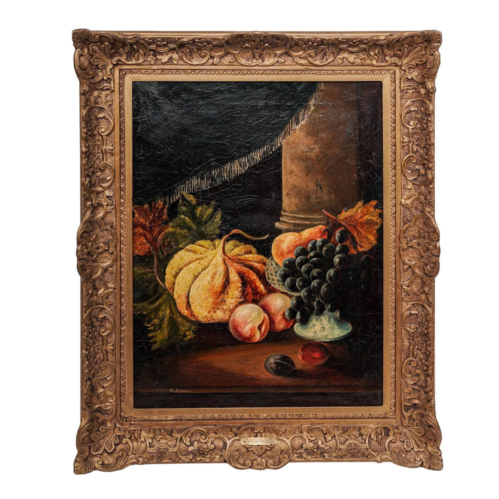 George Lance (British, 1802-1864) Still Life Oil on Canvas (1 of 7)